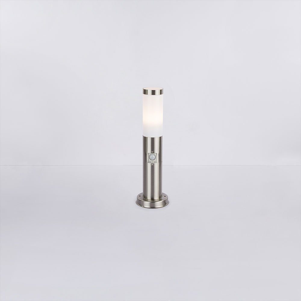 etc-shop LED Leuchtmittel Steh Beleuchtung inklusive, LED 9,5 Außen Lampe Warmweiß, Watt Außen-Stehlampe, Leuchte Bewegungsmelder