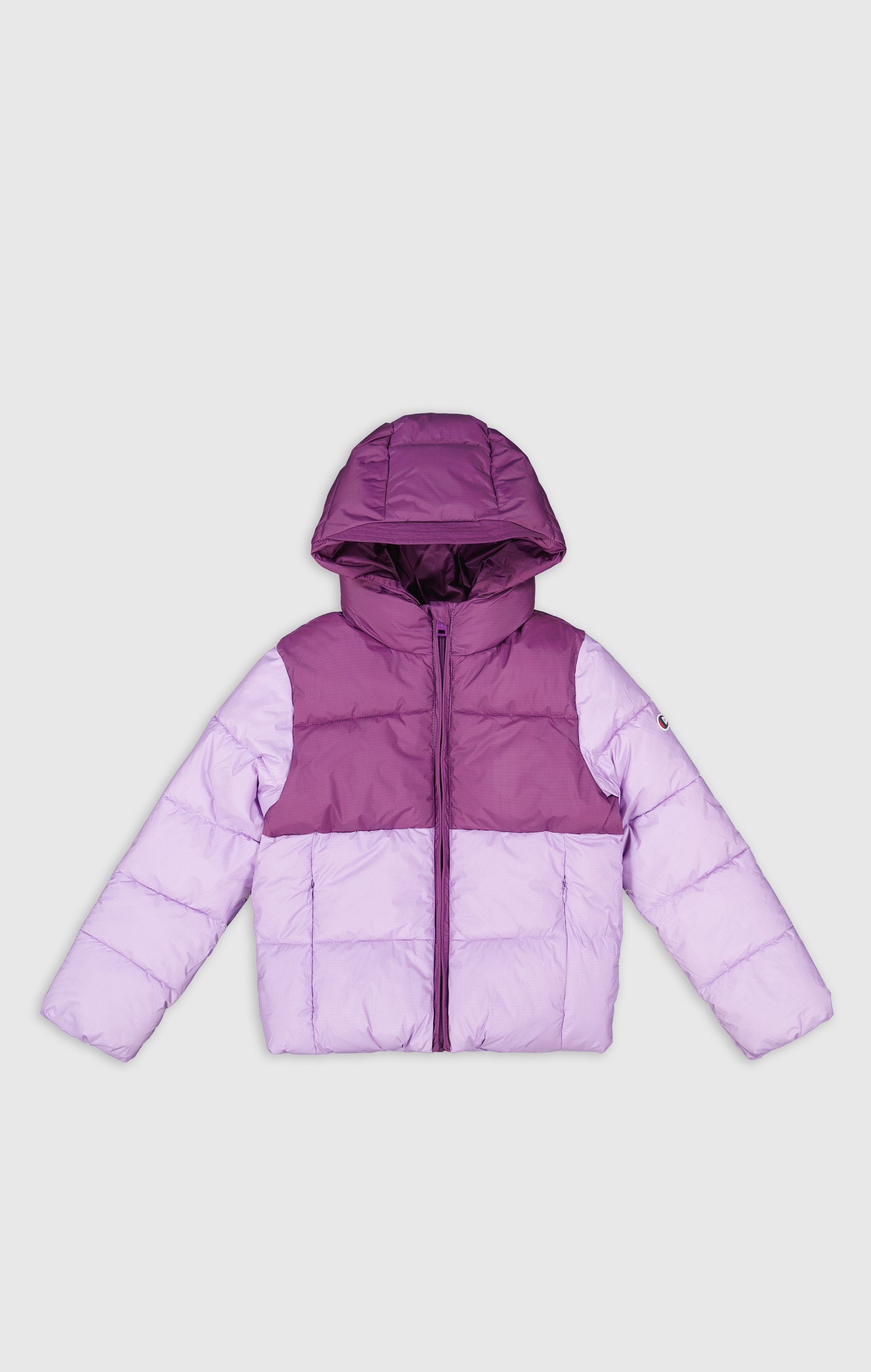 [Hergestellt im Jahr 2024] Champion Skijacke Champion Outdoor Kinder Winterjacke Rose Hooded Purple Legacy Jacket