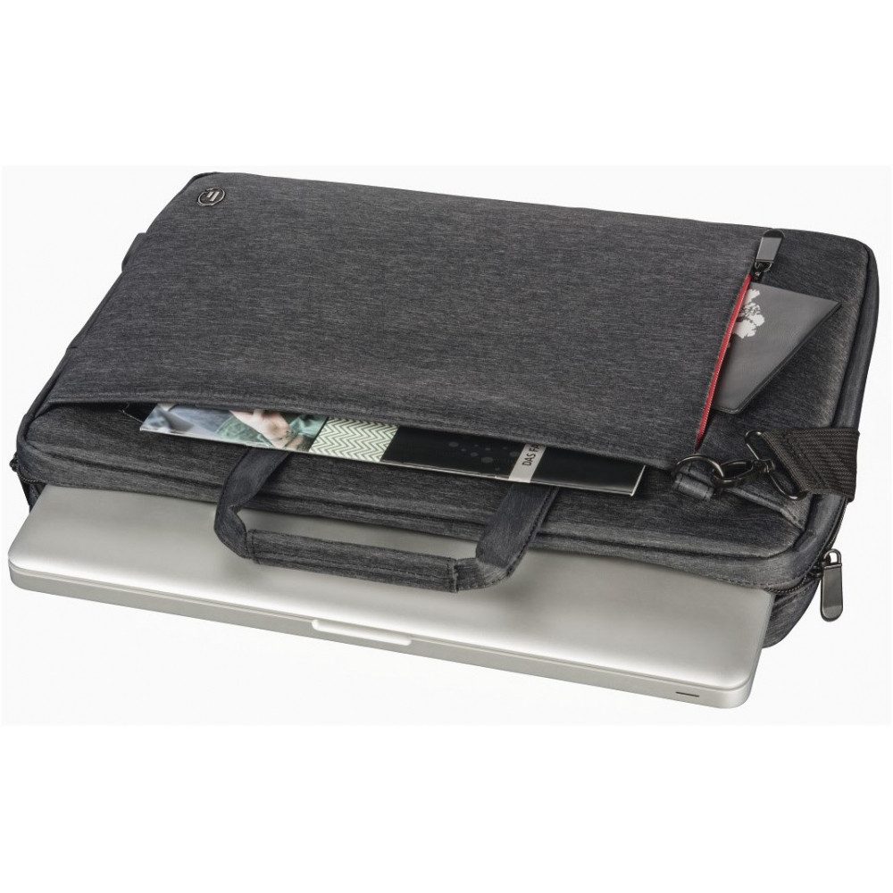 Hama Notebook-Rucksack Hama Laptop-Tasche Manchester schwarz bis 34 cm. (Laptop-Tasche für Geräte bis 34 cm)