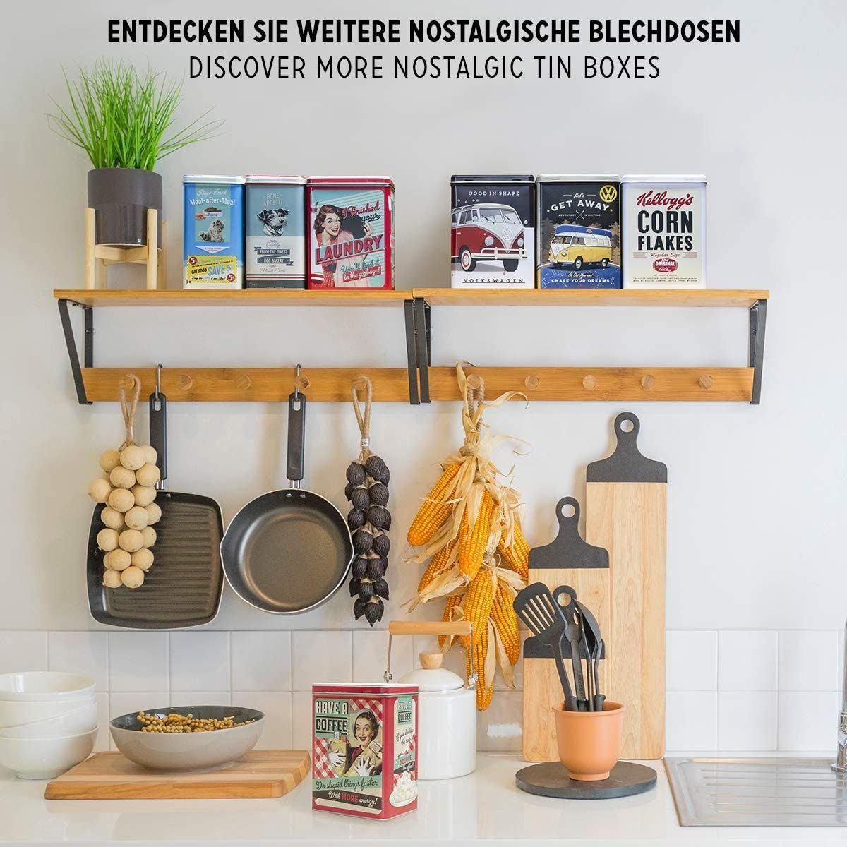 Nostalgic-Art Vorratsdose Kaffeedose Blechdose - Vespa Italian Laundry – Bild 5 von 5