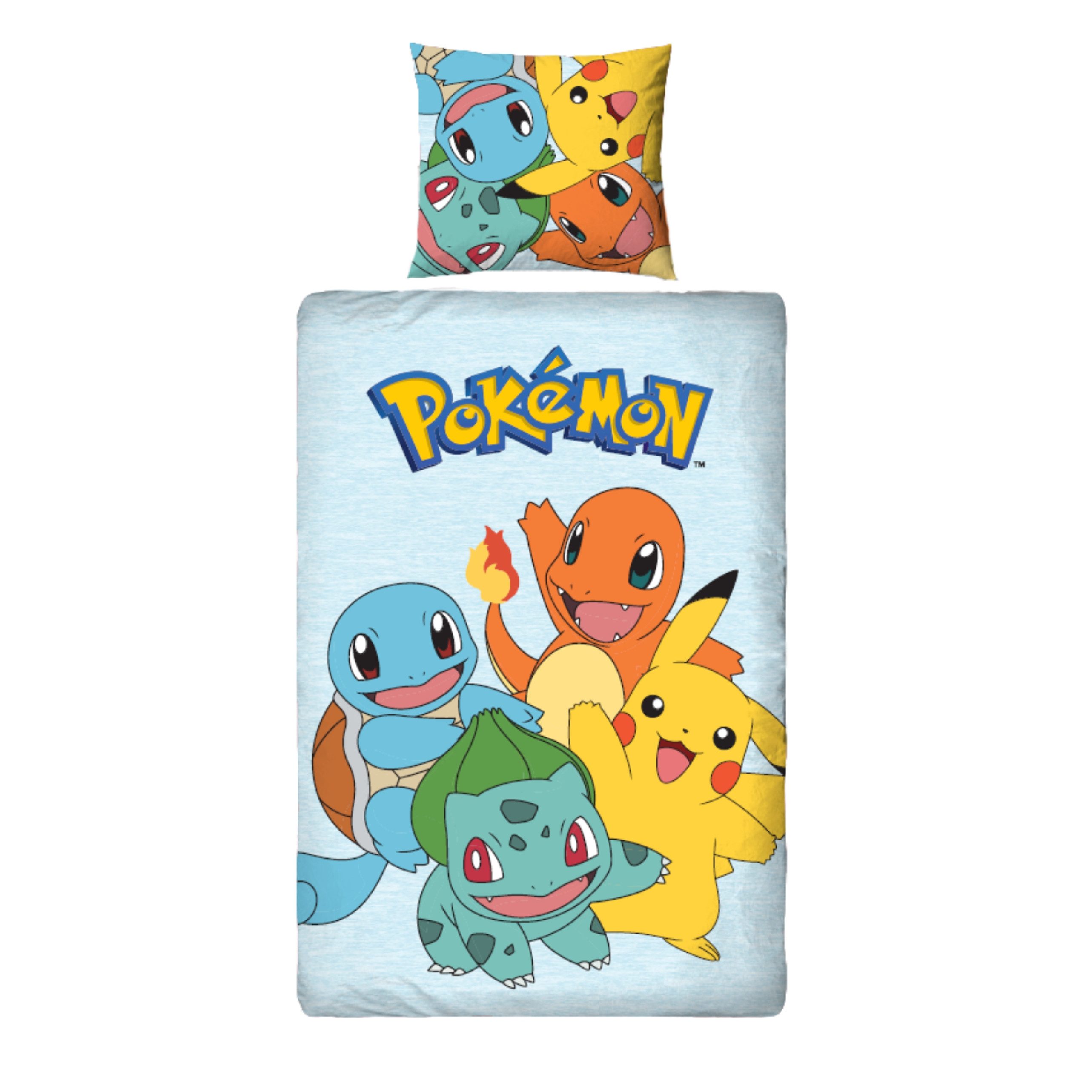 MTOnlinehandel Kinderbettwäsche Pokemon Dream Team in 135x200 + 80x80 cm, P günstig online kaufen