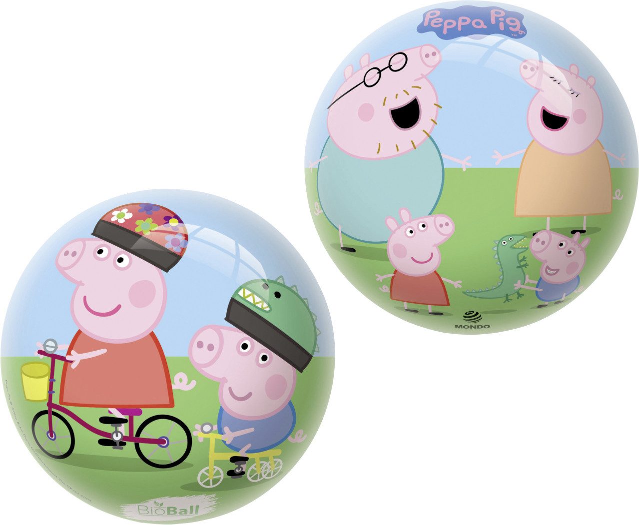 Fußball Happy People Peppa Pig Ball aus Kunststoff 23 cm