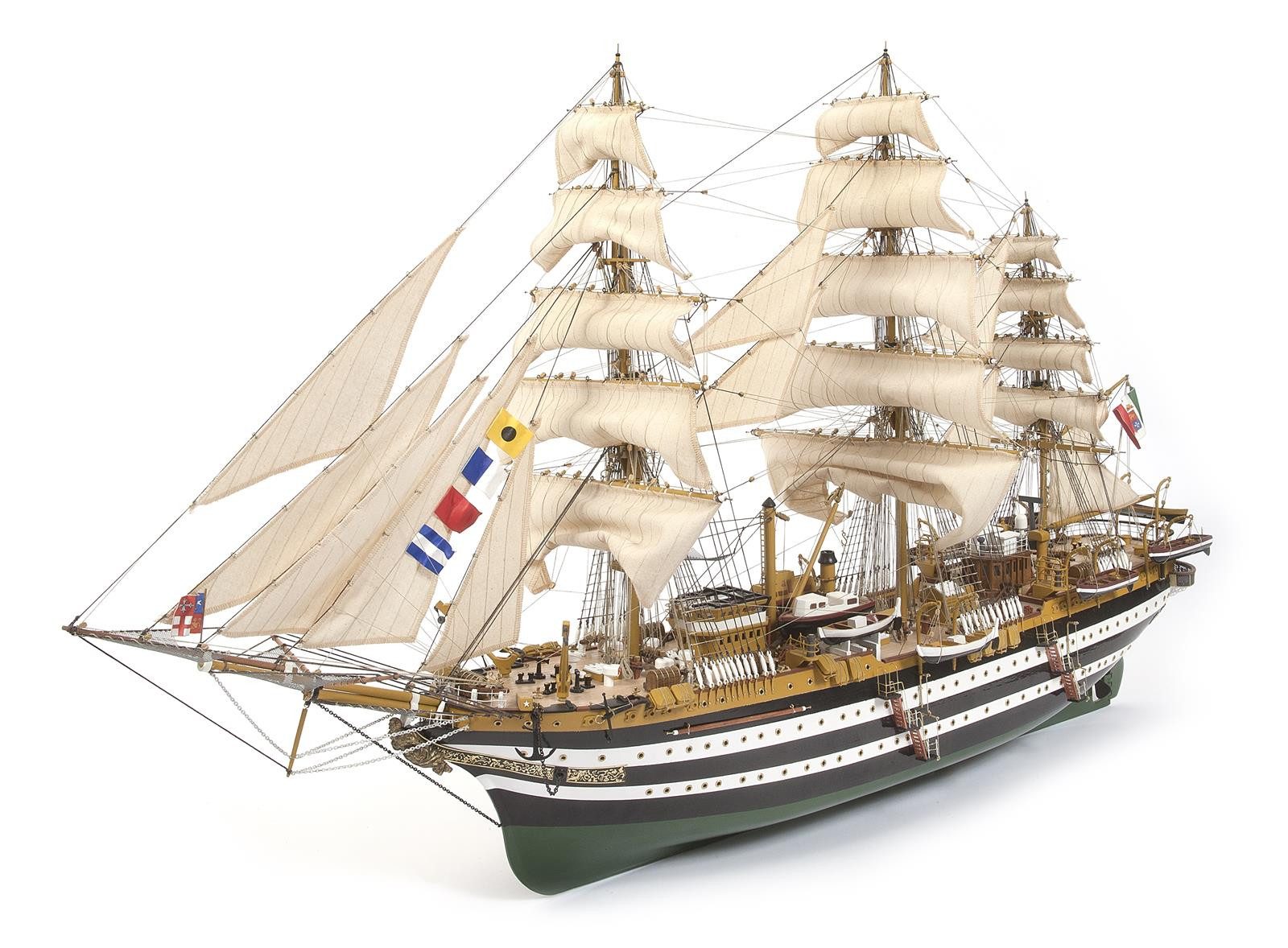 OcCre Modellbausatz Amerigo Vespucci 1:100, (Schiff, 5933-tlg., Schiffsbausatz), Made in Europe