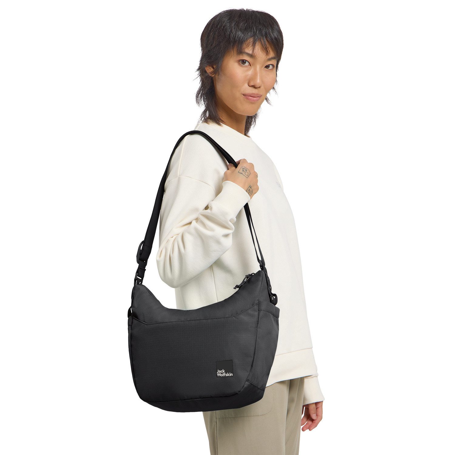 Jack Wolfskin Umhängetasche Jack Wolfskin Umhängetasche Paraiso Black (1, 1-tlg., 1)