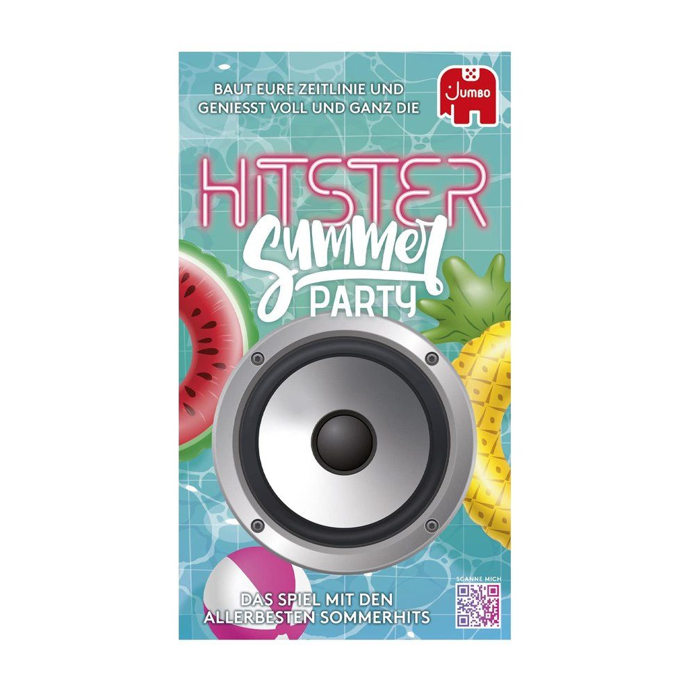 Jumbo Spiele Spielesammlung Hitster Das Musik-Partyspiel, 100 Jahre Hits Guilty Pleasure/ Schlager Party/ Summer Party/ Rock