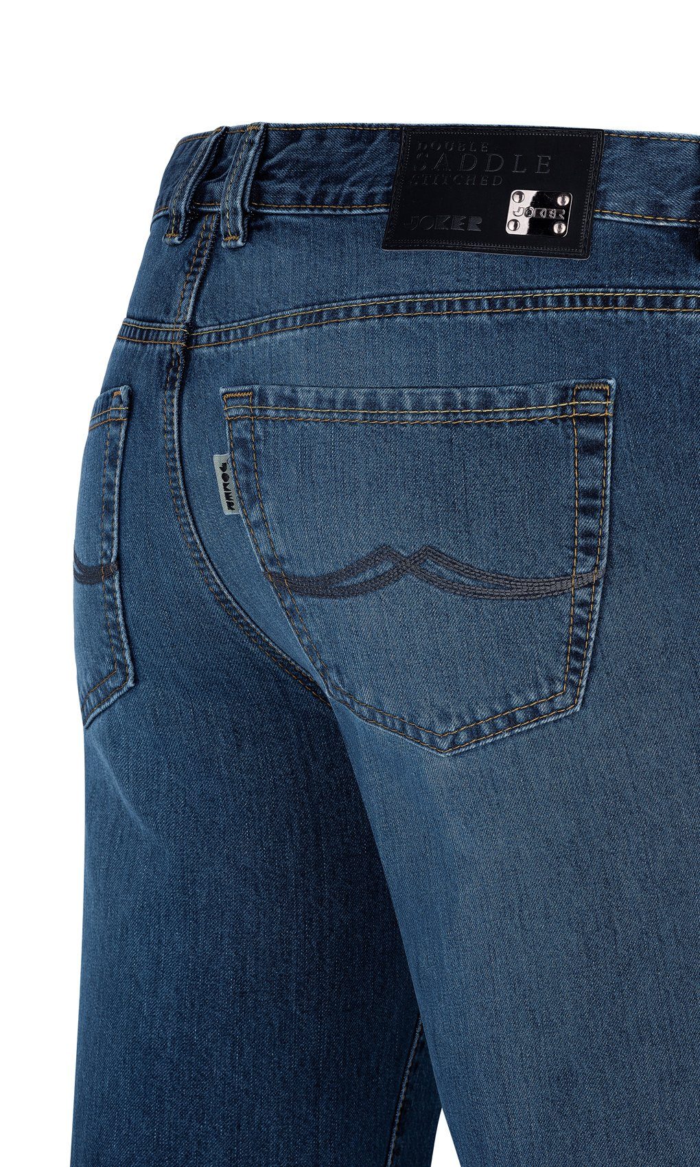 Jeans 5-Pocket-Jeans stone Blue 1282249 buffies used Clark Premium Joker