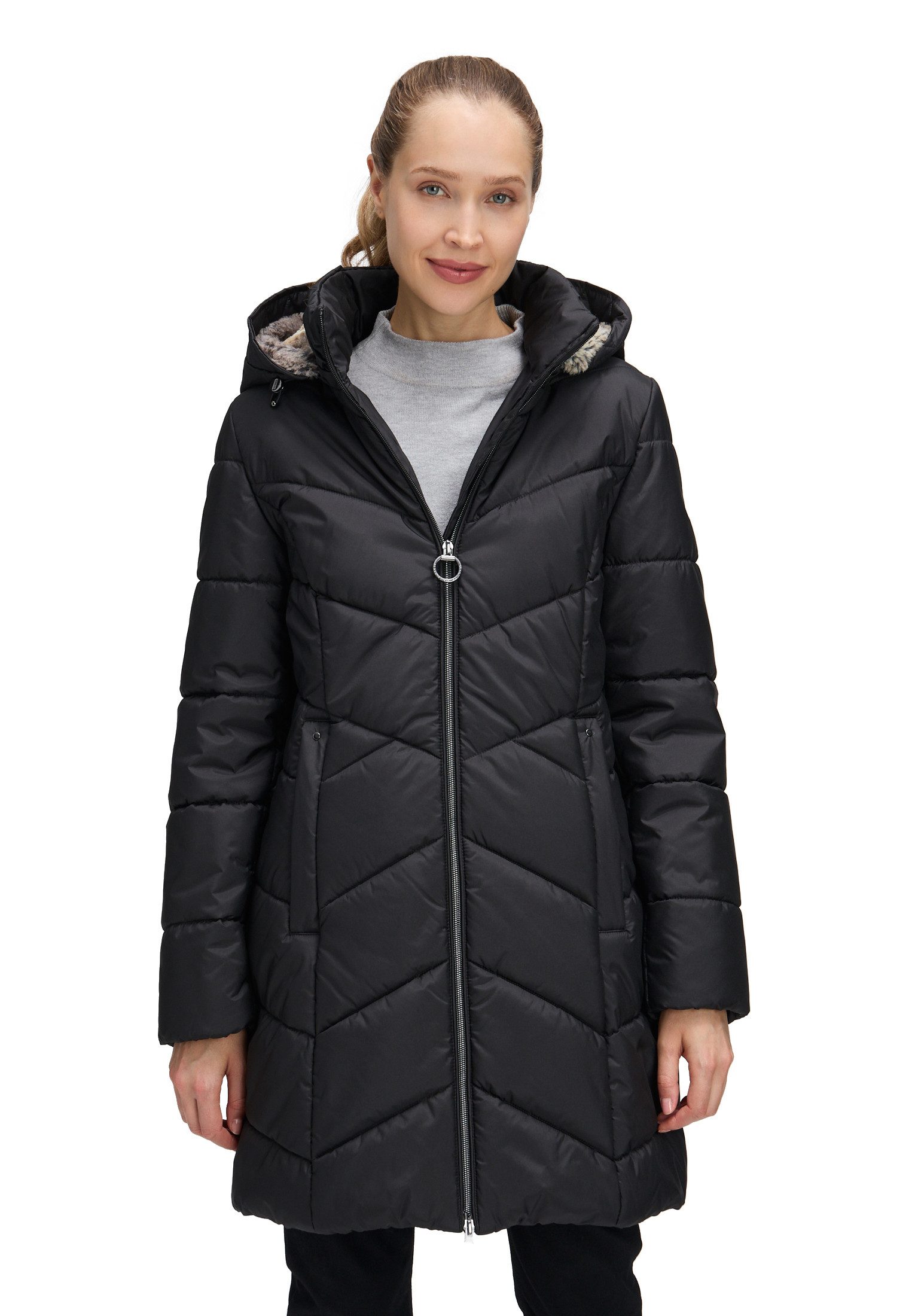 Betty Barclay Outdoorjacke Damen Outdoorjacke mit abnehmbarer Kapuze