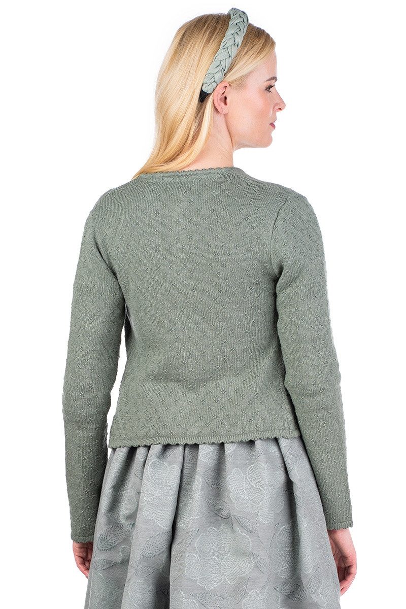 MarJo Trachtenjacke Trachten Strickjacke - TIEFENBACH - salbei günstig online kaufen