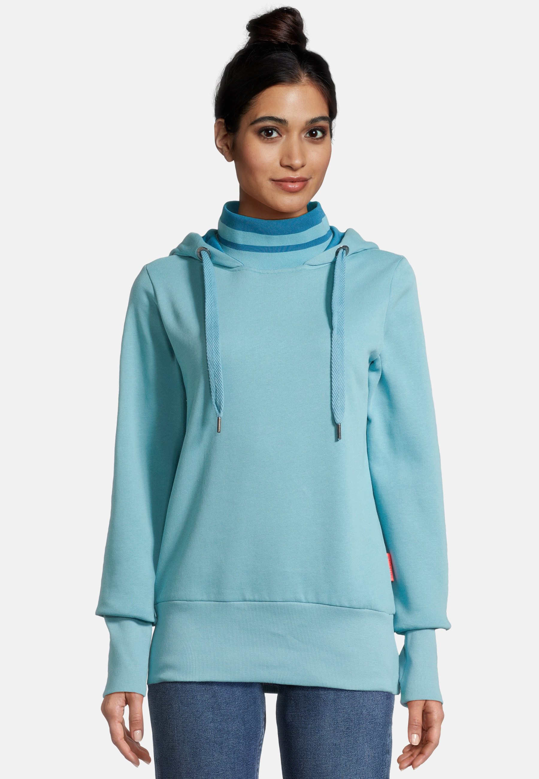 Hoodie RÖÄEN Damen Leicht tailliert