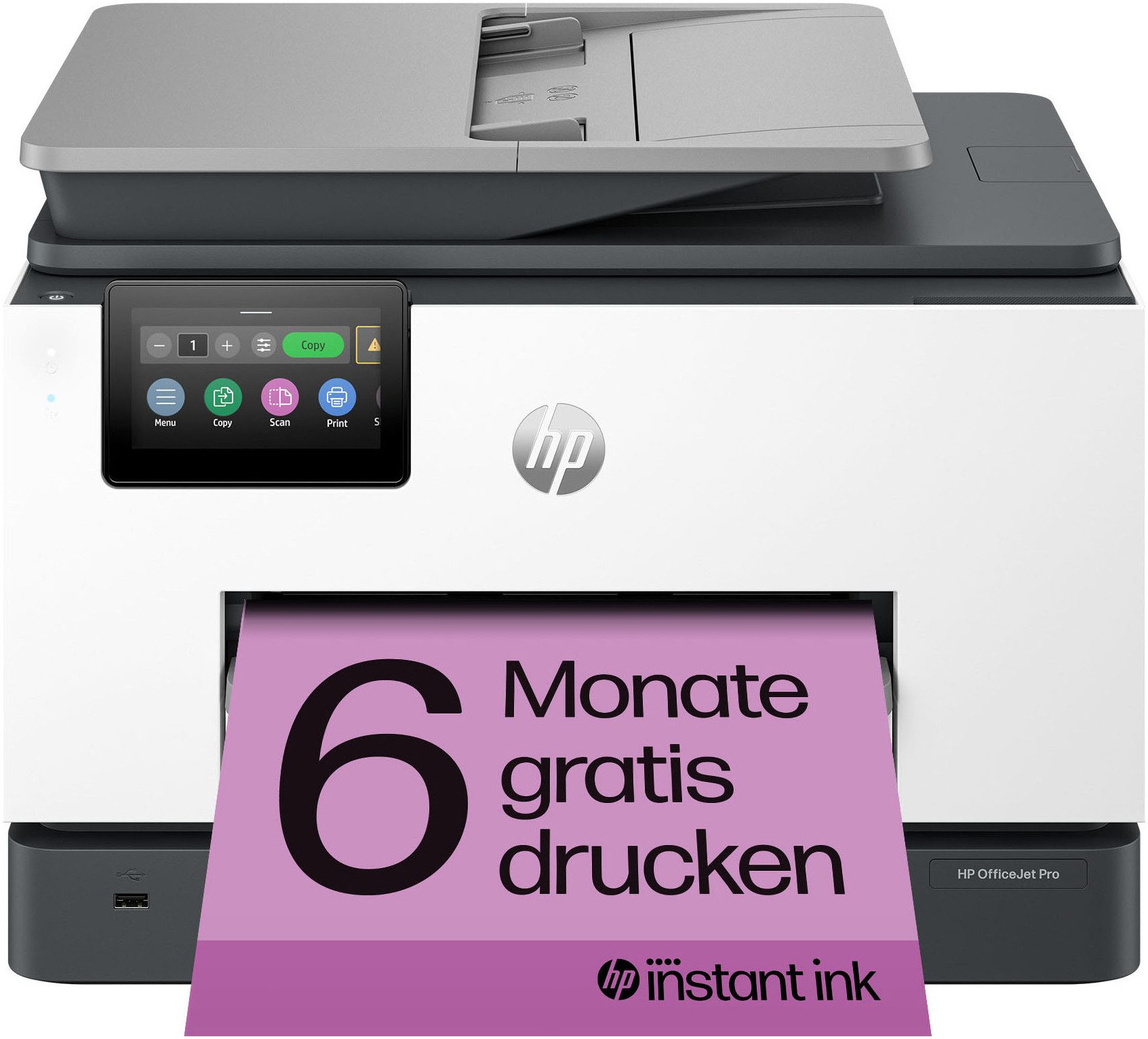 HP OfficeJet Pro 9132e Multifunktionsdrucker, (Bluetooth, LAN (Ethernet), WLAN (Wi-Fi), Wi-Fi Direct, 3 Monate gratis Drucken mit HP Instant Ink inklusive)