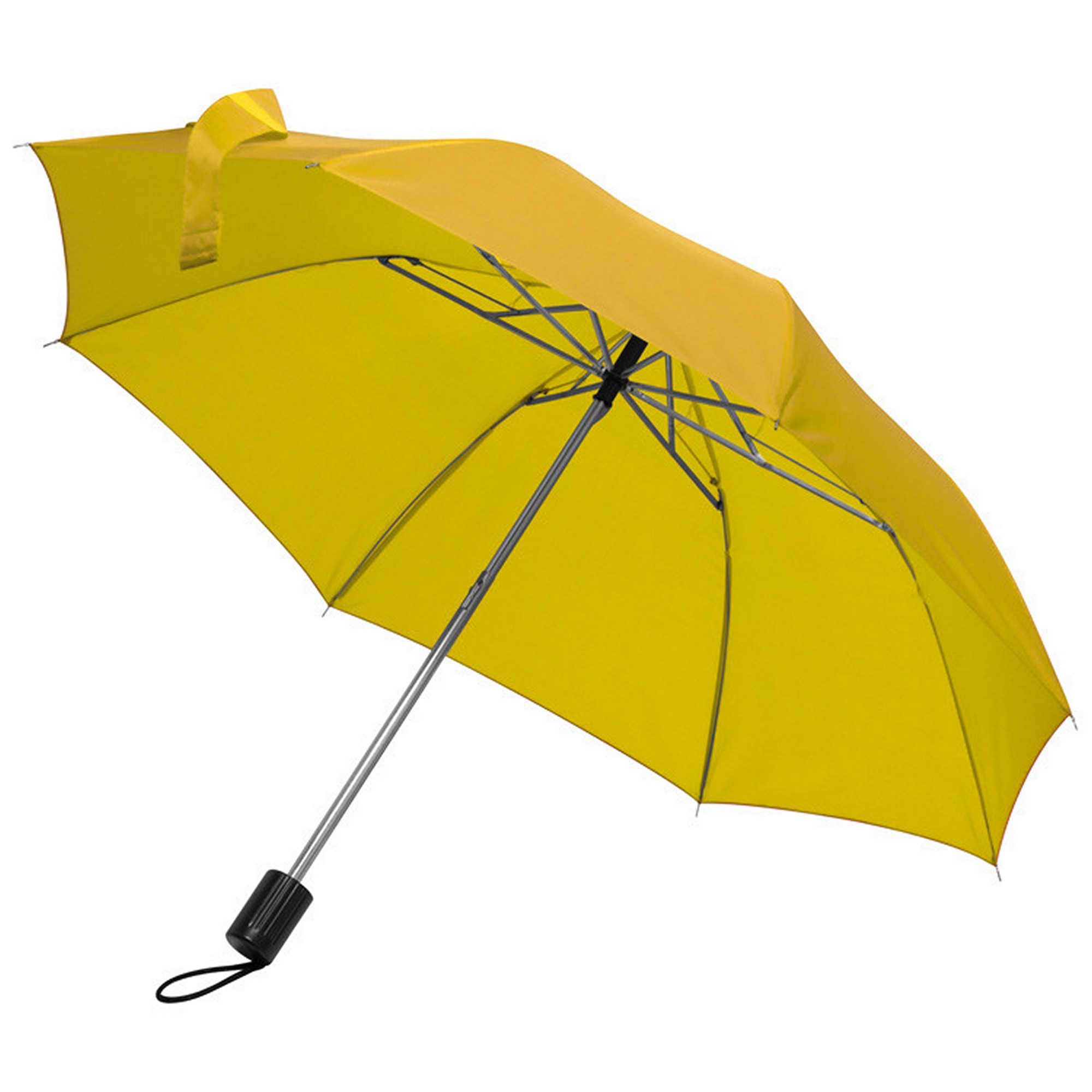 Macma Taschenregenschirm Taschen-Regenschirm / mit Schutzhülle / Farbe: gelb