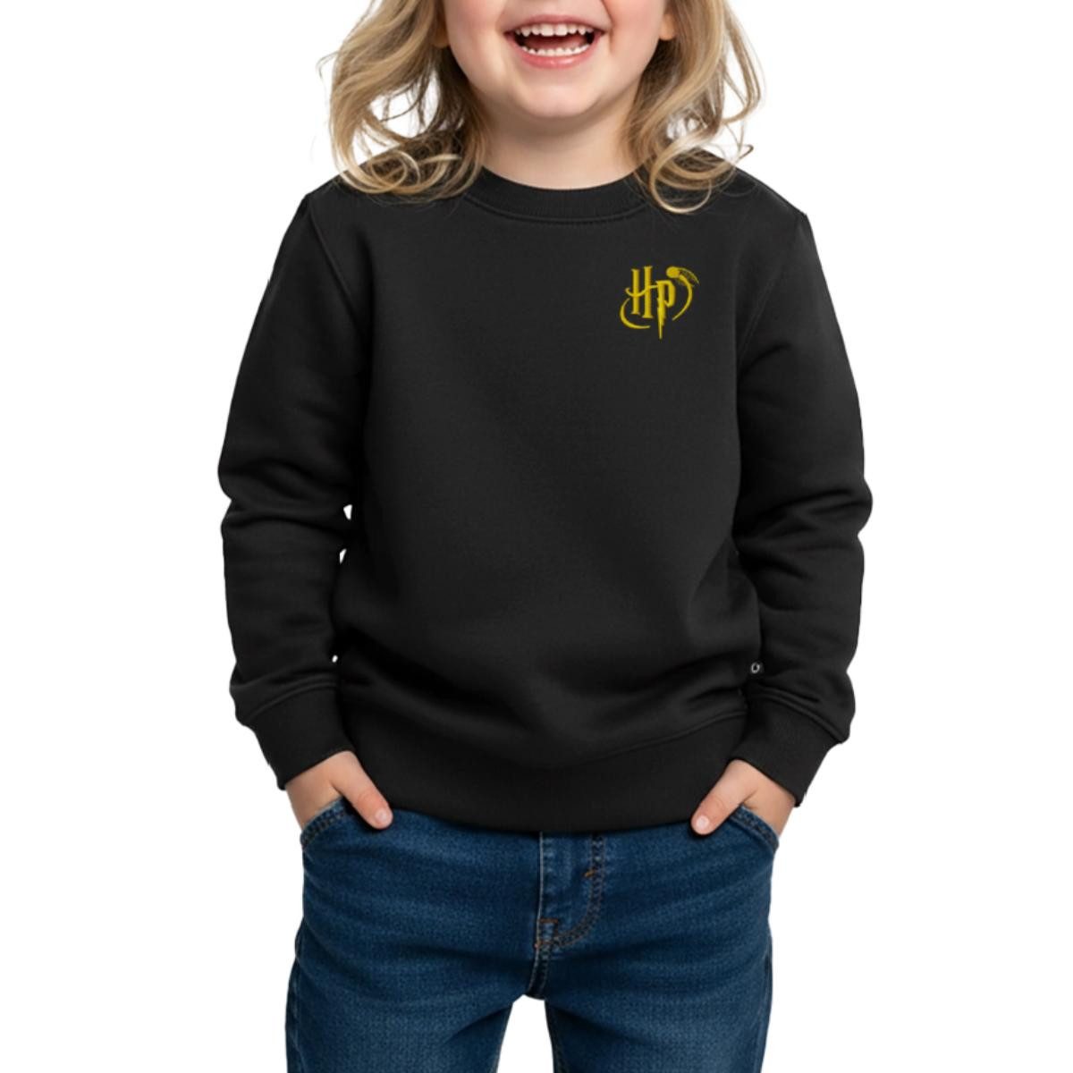 Sweatshirt Harry Potter kleines Logo Stick Kinder Premium Pullover