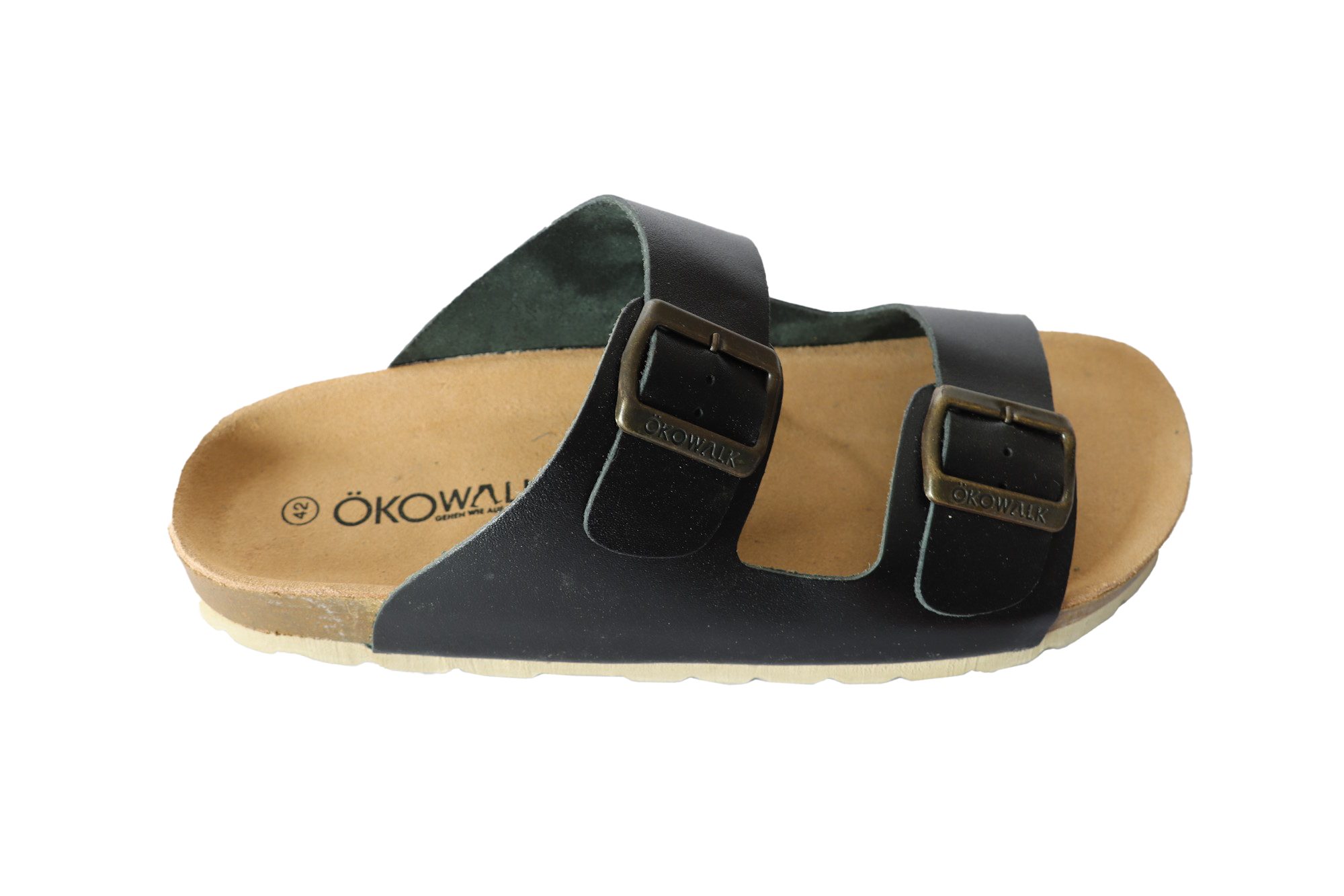 INBLU Öko Walk Bio Pantolette aus echtem Leder