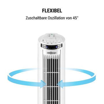 ONECONCEPT Bodenventilator Blitzeis Säulenventilator