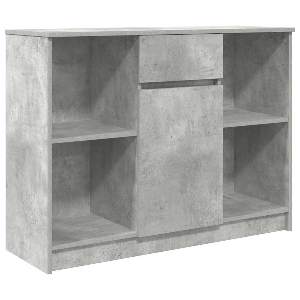 vidaXL Sideboard Sideboard mit Schublade Betongrau günstig online kaufen