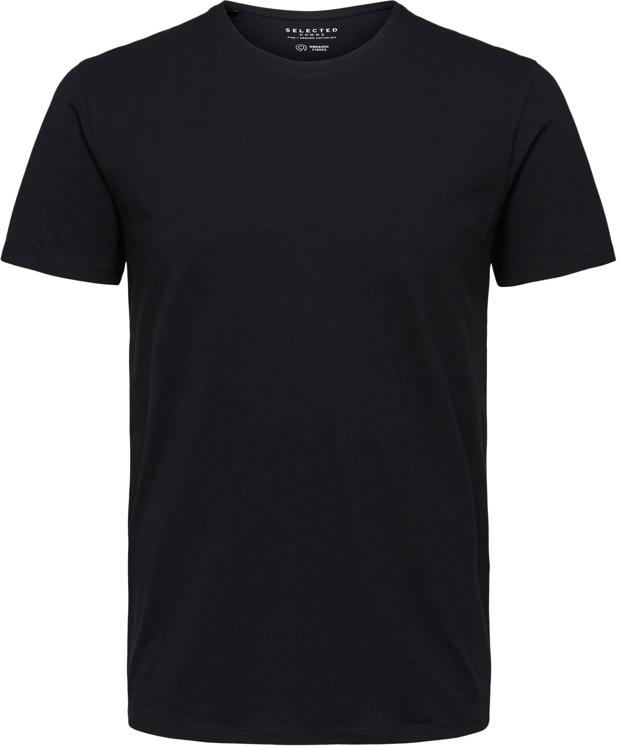 Rundhalsshirt SLHNEWPIMA SS O-NECK TEE NOOS