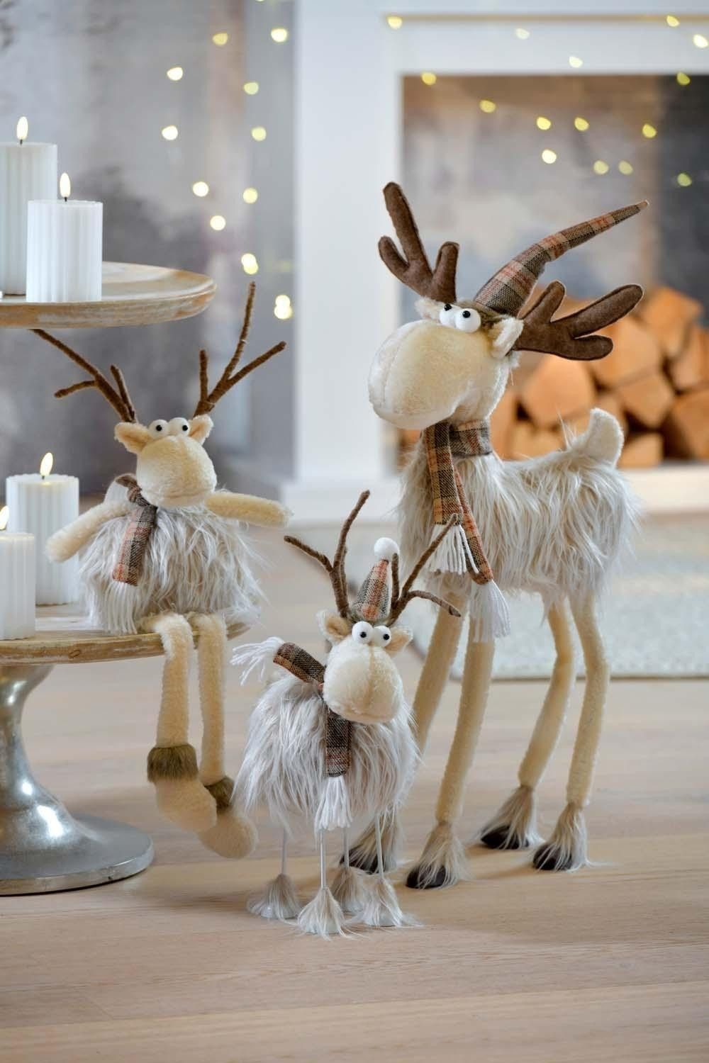 casa NOVA Dekofigur Deko-Elch RADISON, H 39 cm, Beige, Braun, (1 St), Polye günstig online kaufen