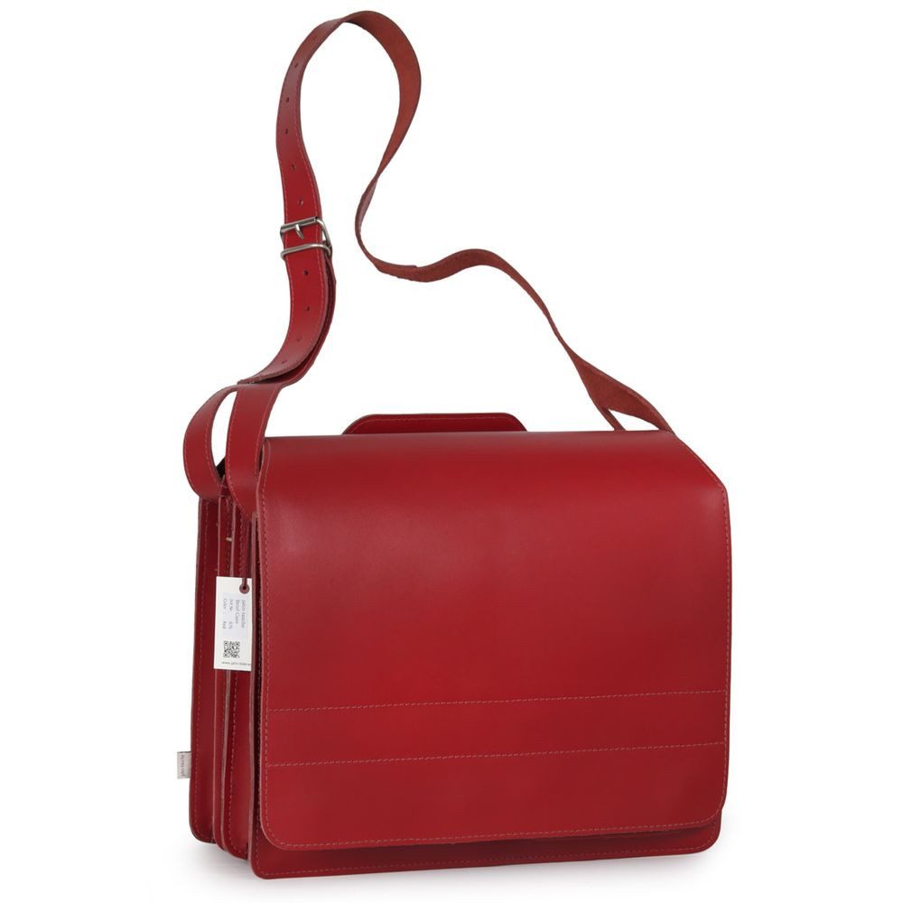 Jahn-Tasche Aktentasche Aktentasche / Lehrertasche Gr. XL, Leder Kirsch-Rot, Jahn-Tasche 676