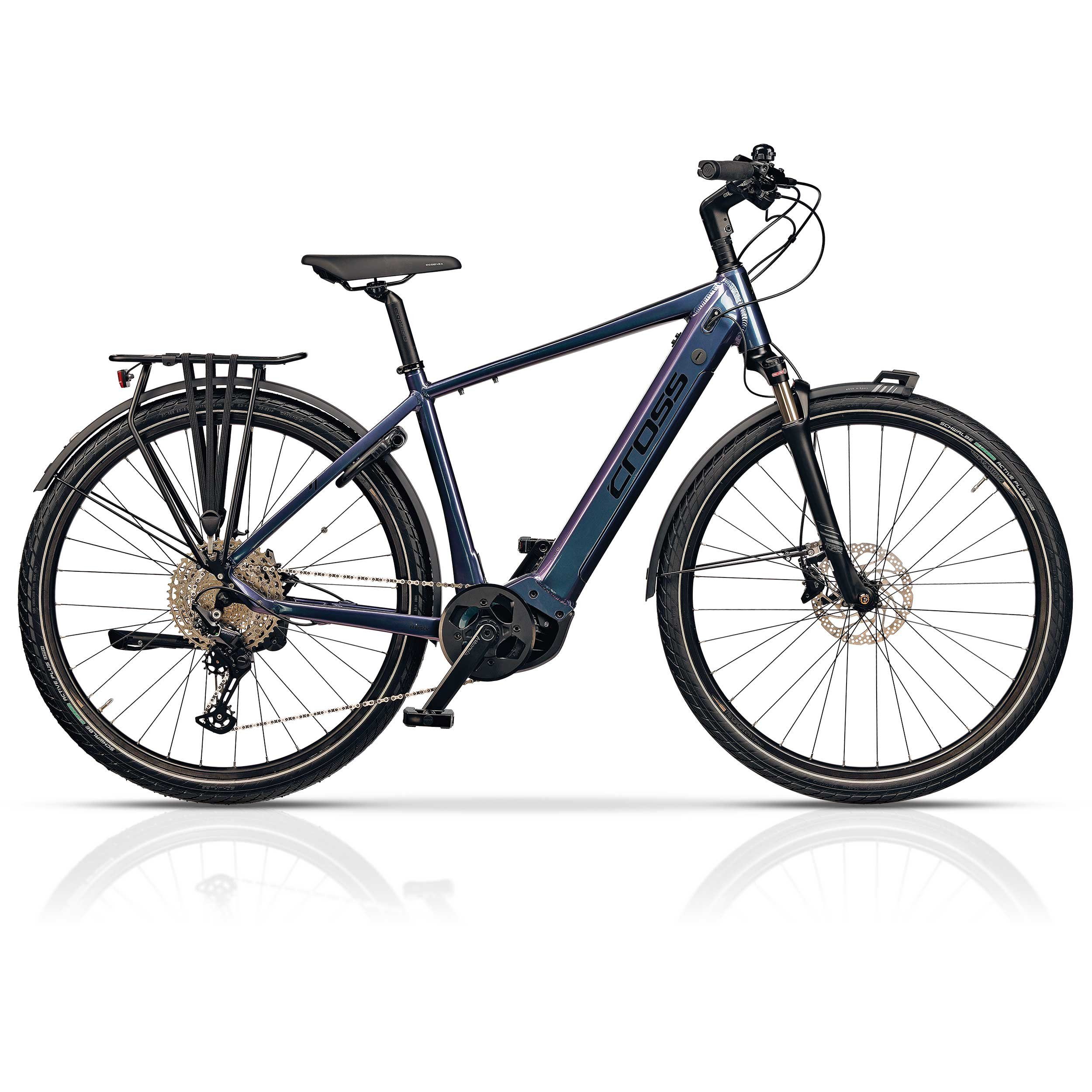 Airtracks E-Bike 28 Zoll Herren E-Bike Trekking NOVA BOSCH PERFORMACE LINE  CX 625 Wh, 12 Gang, Kettenschaltung, Mittelmotor, 625,00 Wh Akku, Trekking  Fahrrad Shimano DEORE M6100 52cm 56cm 60cm