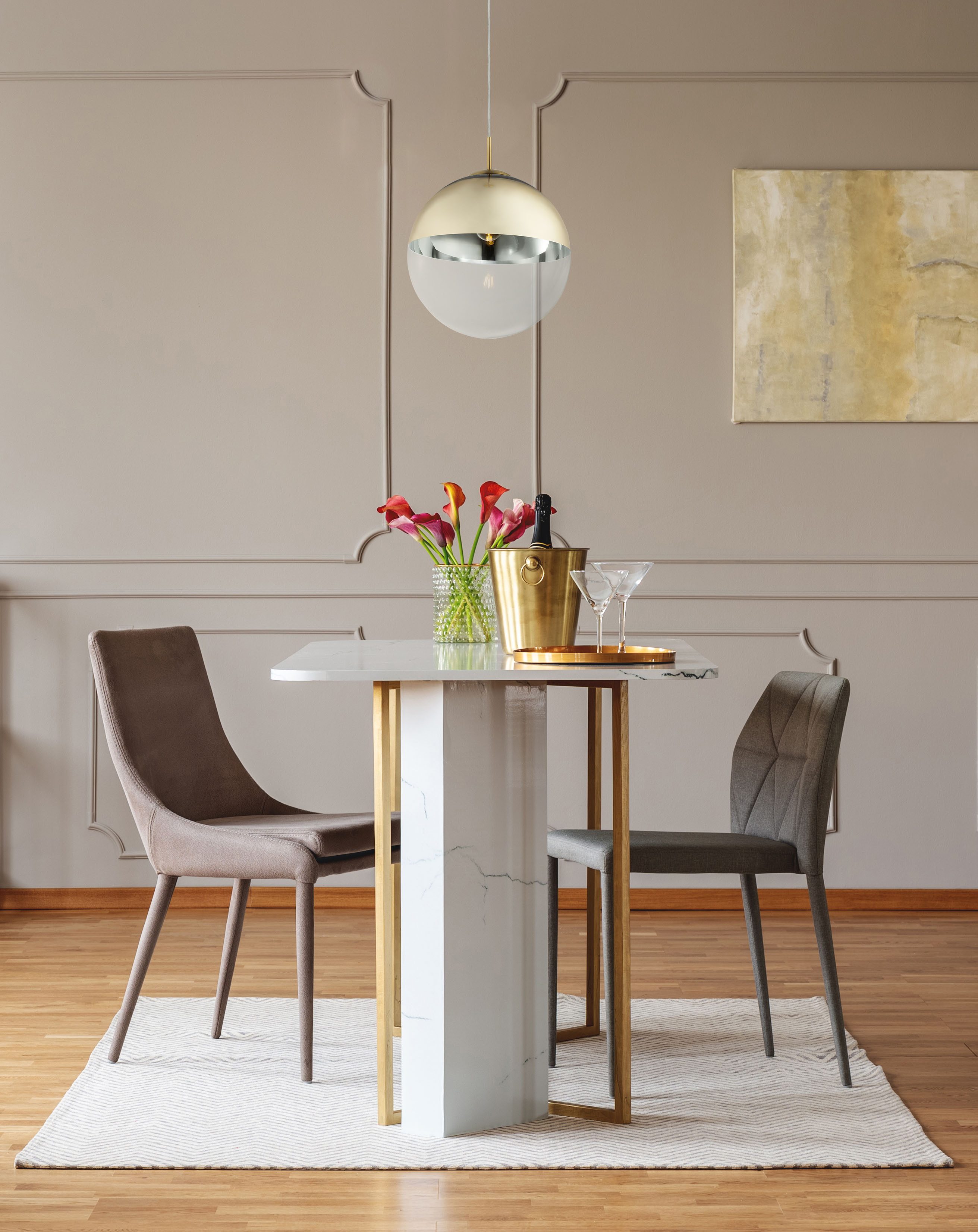 GLOBO LIGHTING Hängeleuchte VARUS, ohne Leuchtmittel, Hängelampe/Pendelleuchte/Esszimmer/Wohnzimmer/Esstisch