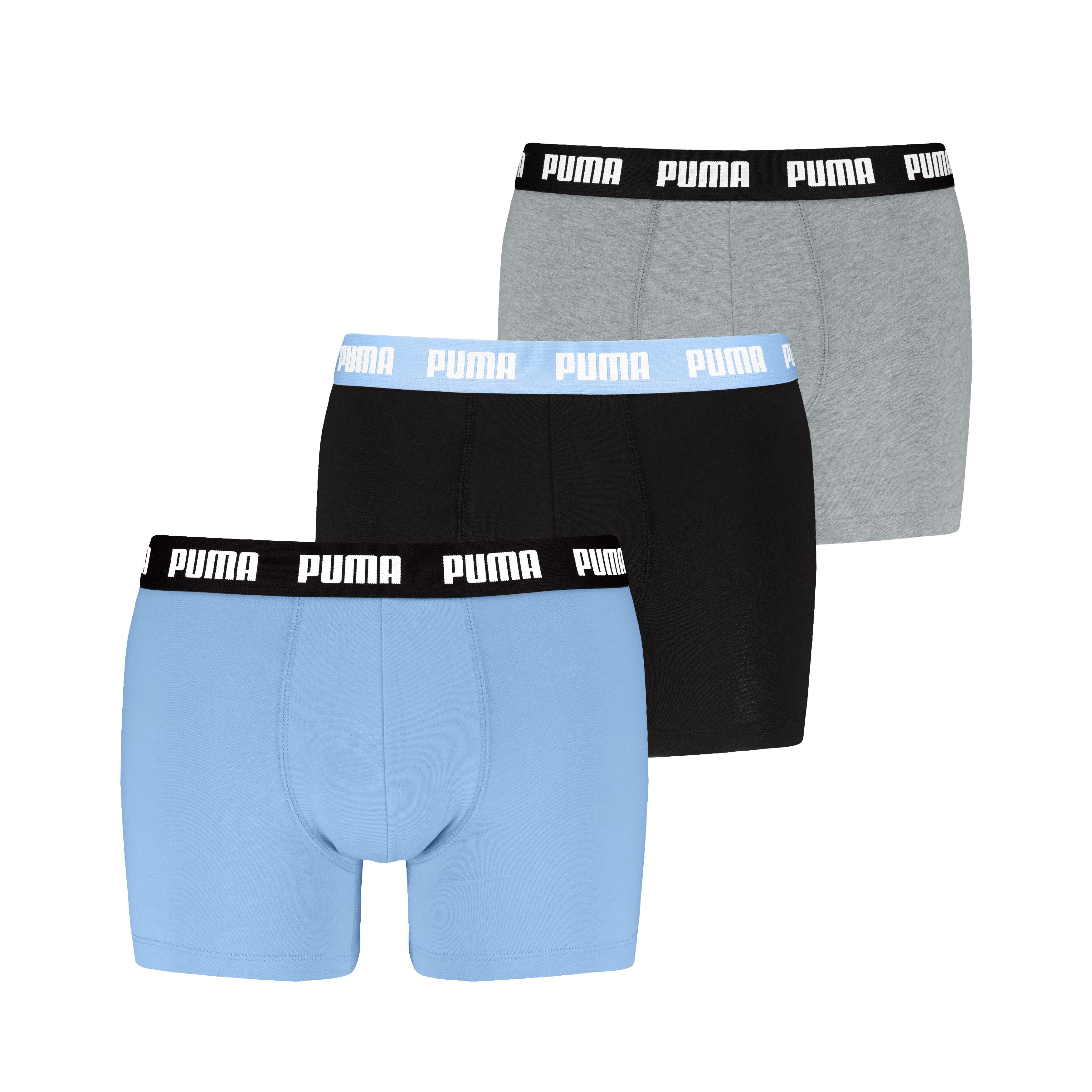 PUMA Boxershorts PUMA MEN EVERYDAY BOXERS 3P (3er Pack) mit Komfortbund günstig online kaufen