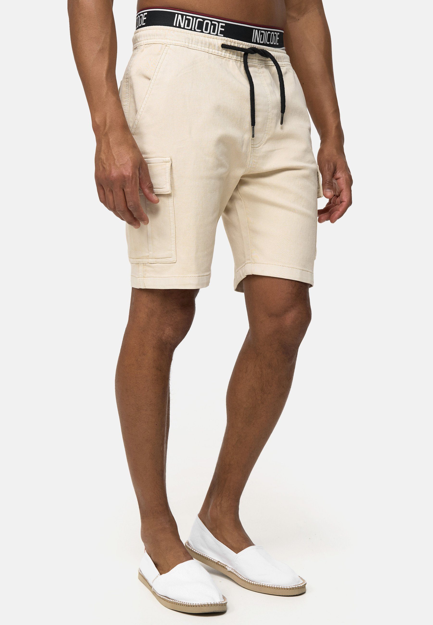 Indicode Jeansshorts Rudi aus elastischer Baumwoll-Qualität günstig online kaufen