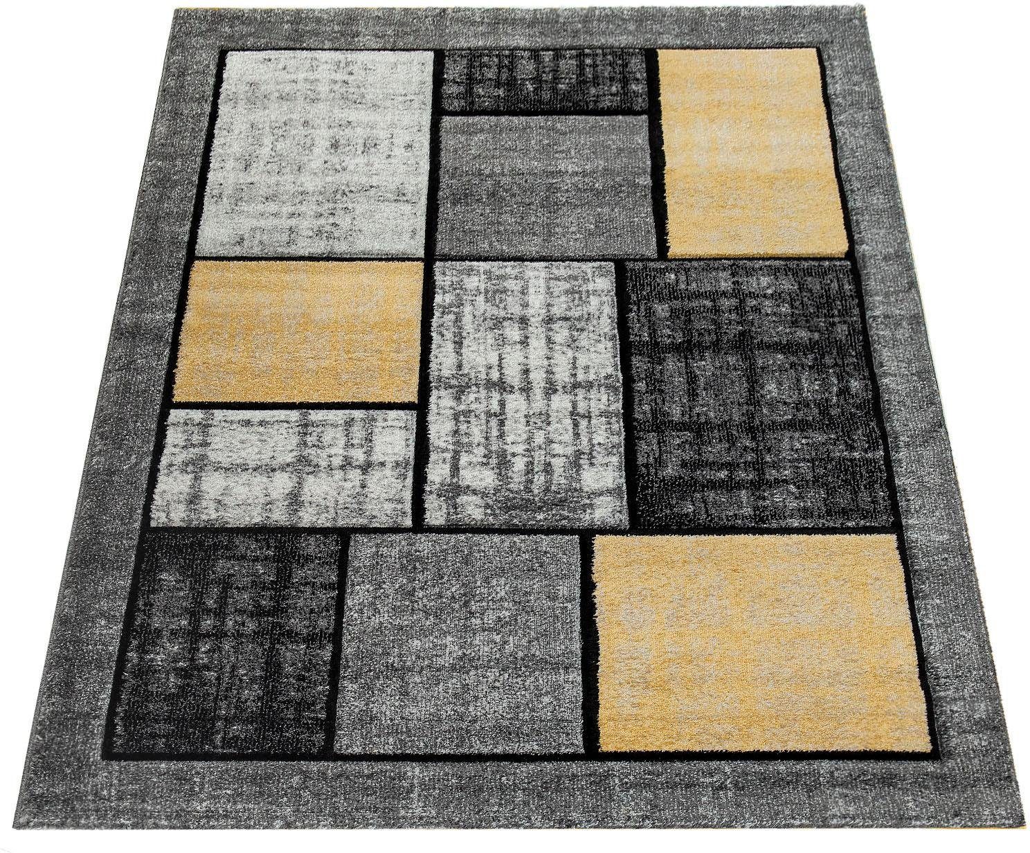 Paco mm, modernes Kurzflor, rechteckig, Patchwork Höhe: Home, Pattern Design Teppich 15 125,