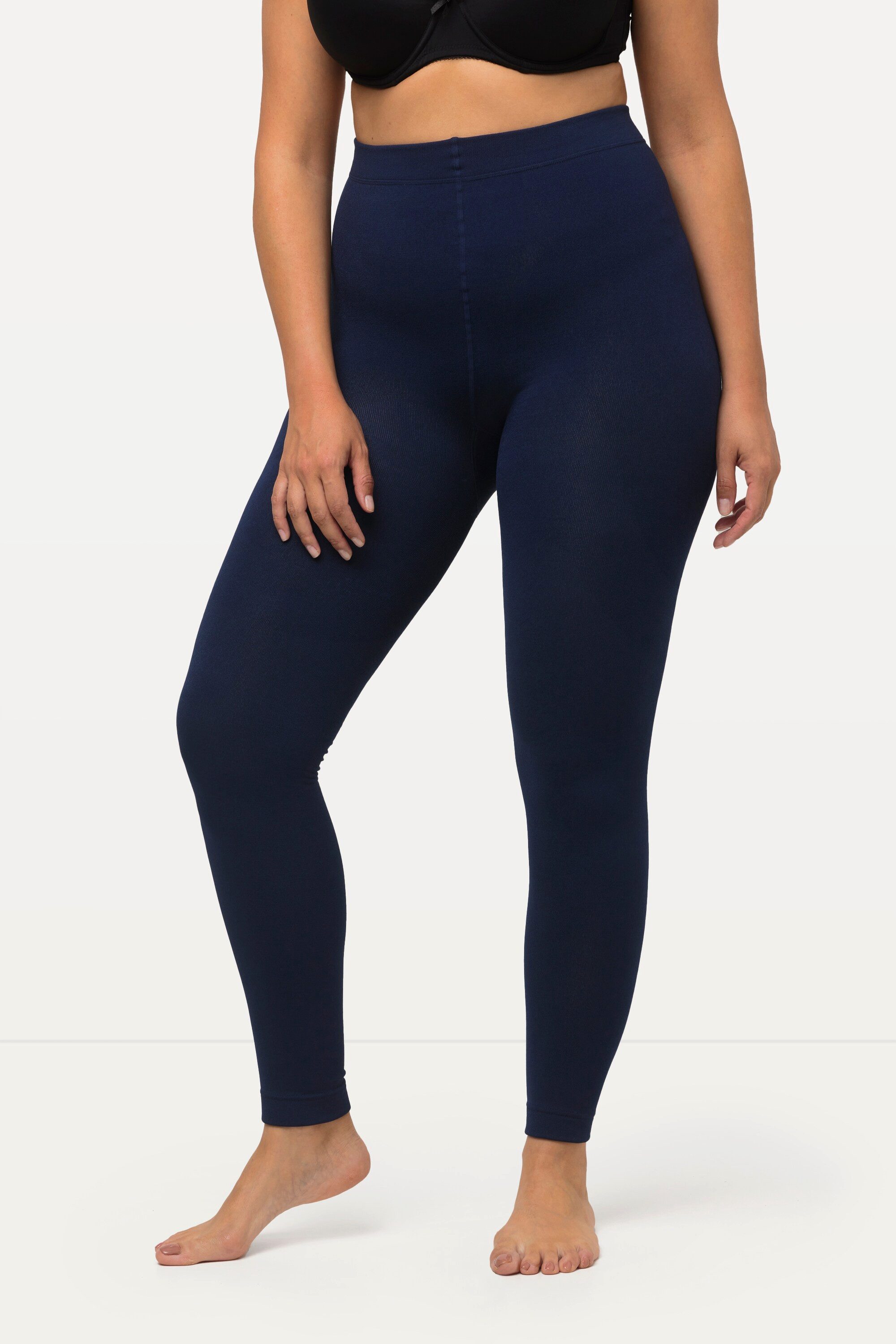 Ulla Popken Feinstrumpfhose Thermo-Strumpfleggings Elastikbund günstig online kaufen