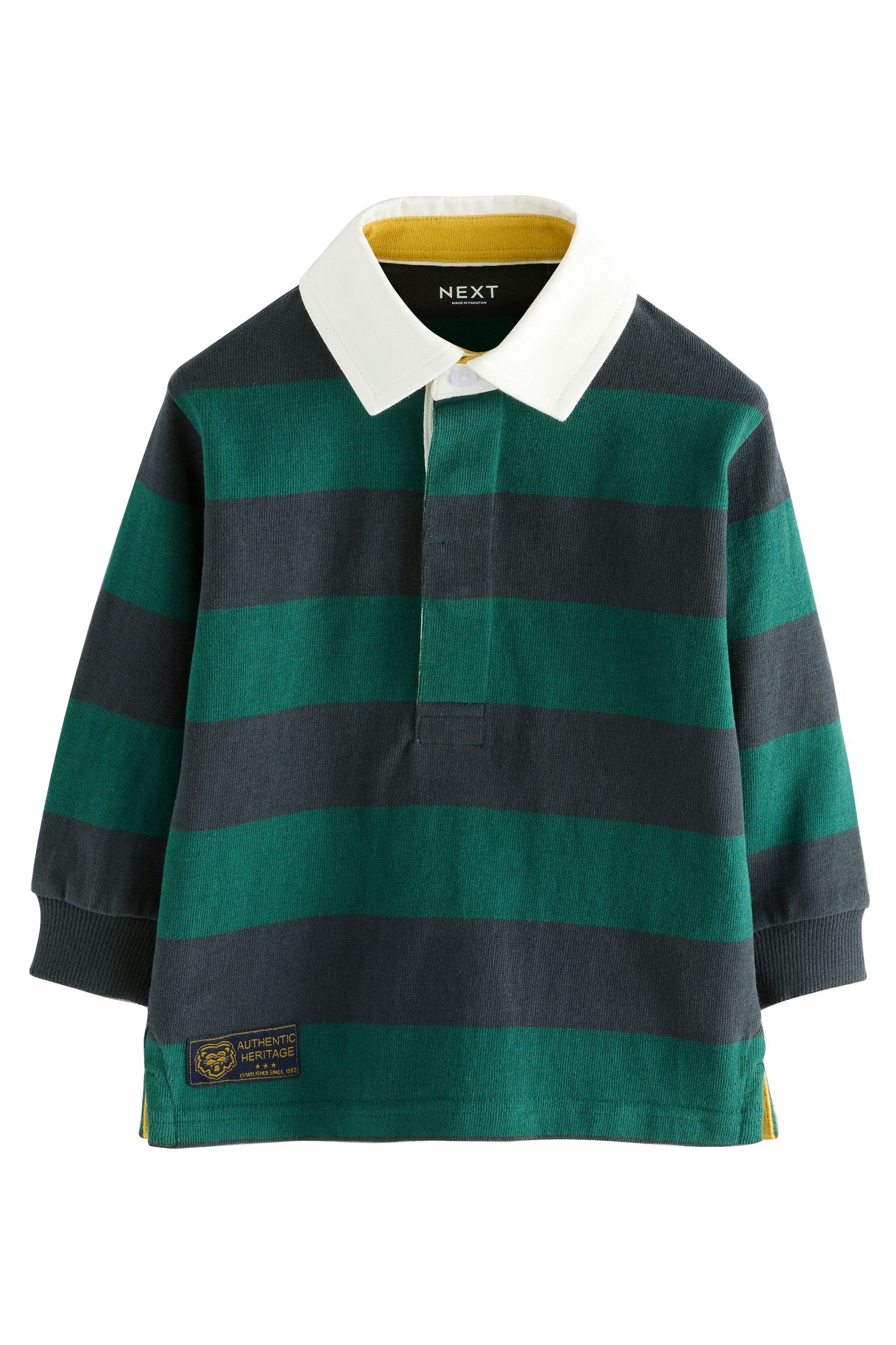 Next Langarm-Poloshirt Kurzärmeliges Rugby-Polohemd (1-tlg) günstig online kaufen