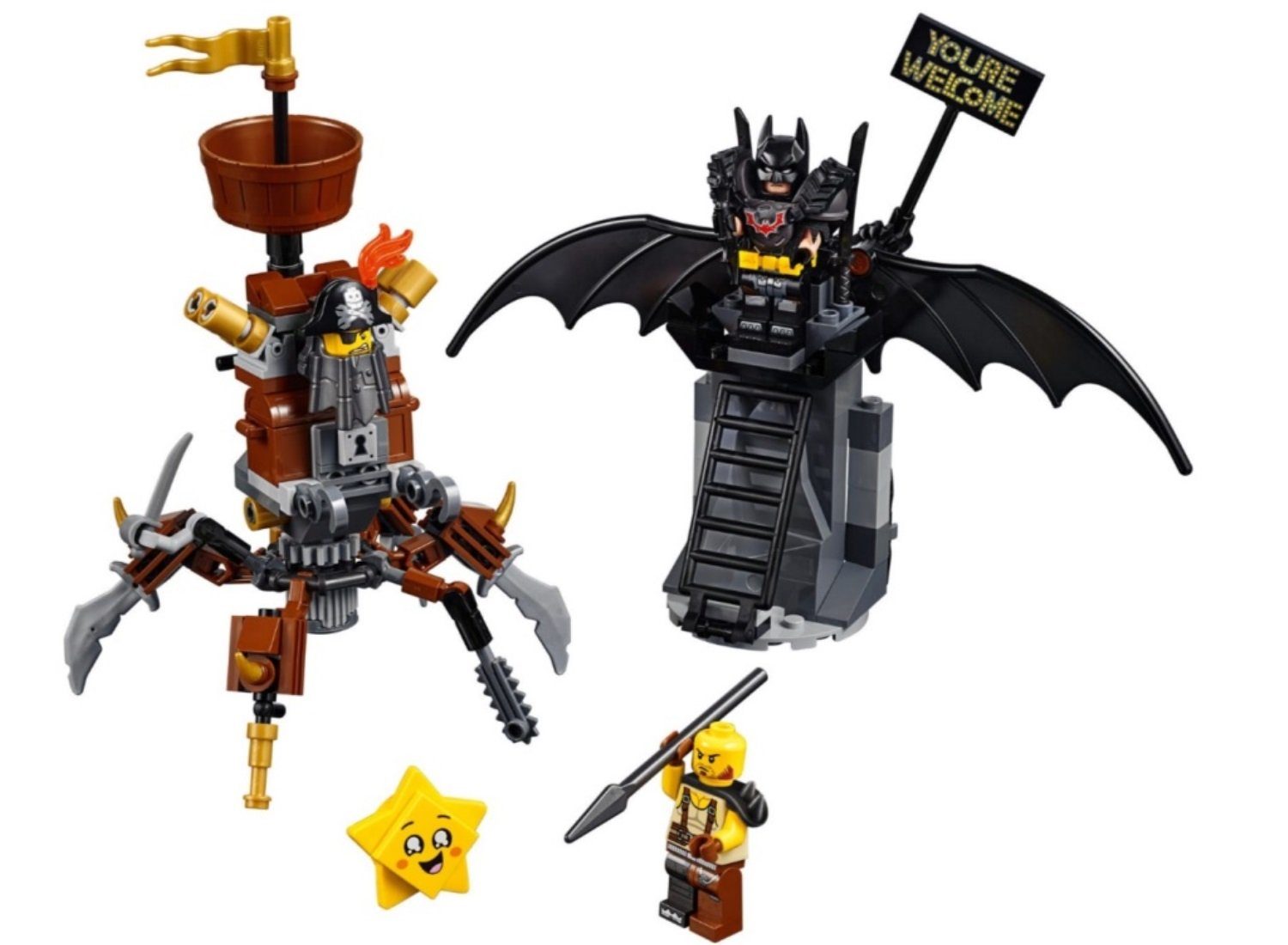 2 Set Einsatzbereiter EisenBart MOVIE und LEGO® Konstruktions-Spielset THE Piraten-Set, LEGO® Batman 70836