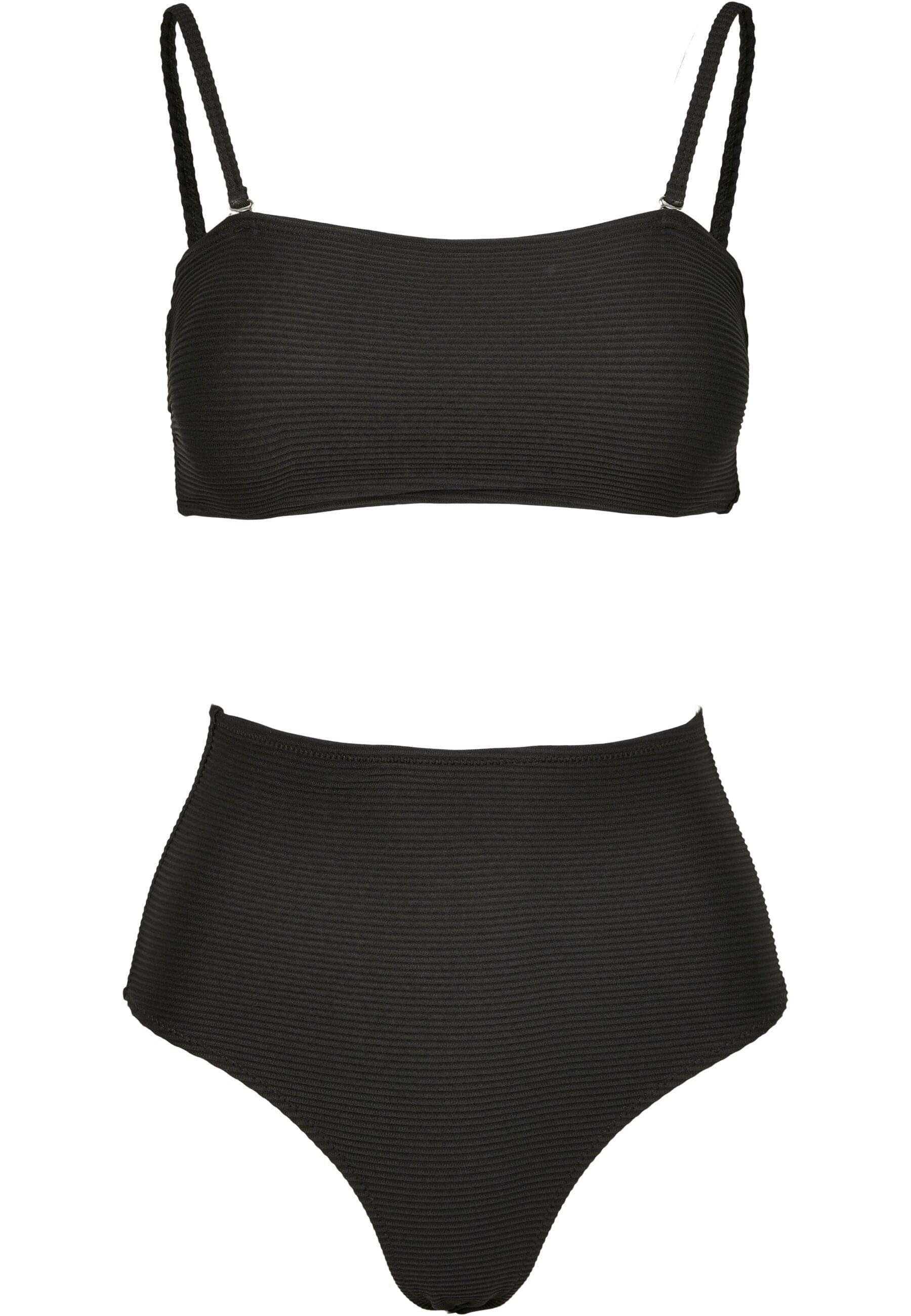 Triangel-Bikini Urban Classics Damen Ladies High Waist Bandeau Bikini
