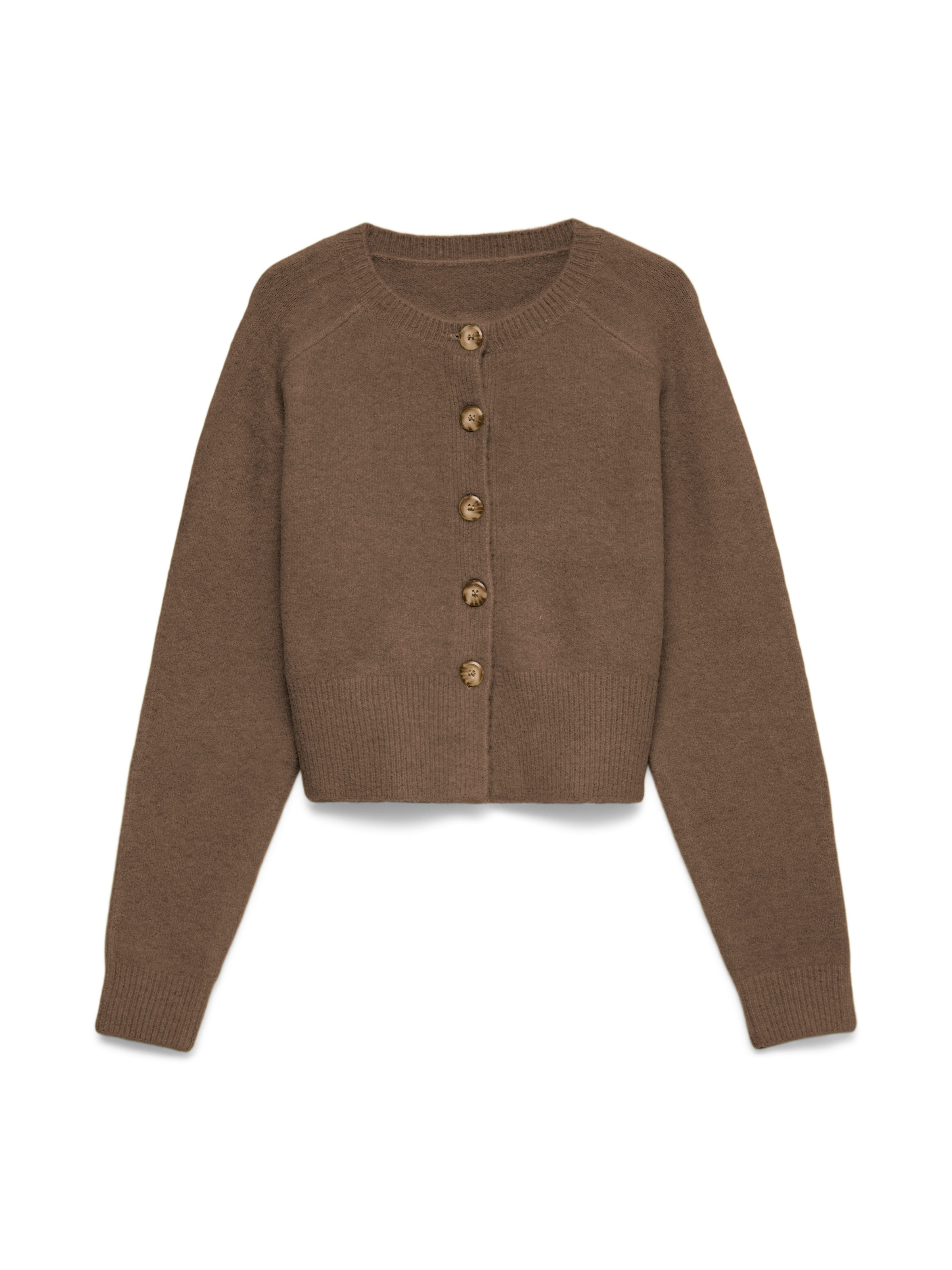 Vero Moda Strickjacke VMSIF LS O-NECK CARDIGAN NOOS Materialmix, regular fit