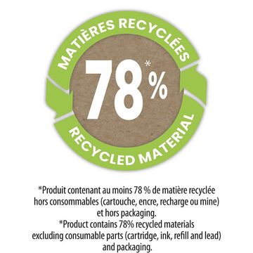 BIC Kugelschreiber Ecolutions Clic Stic, zu 62% aus recyceltem Material