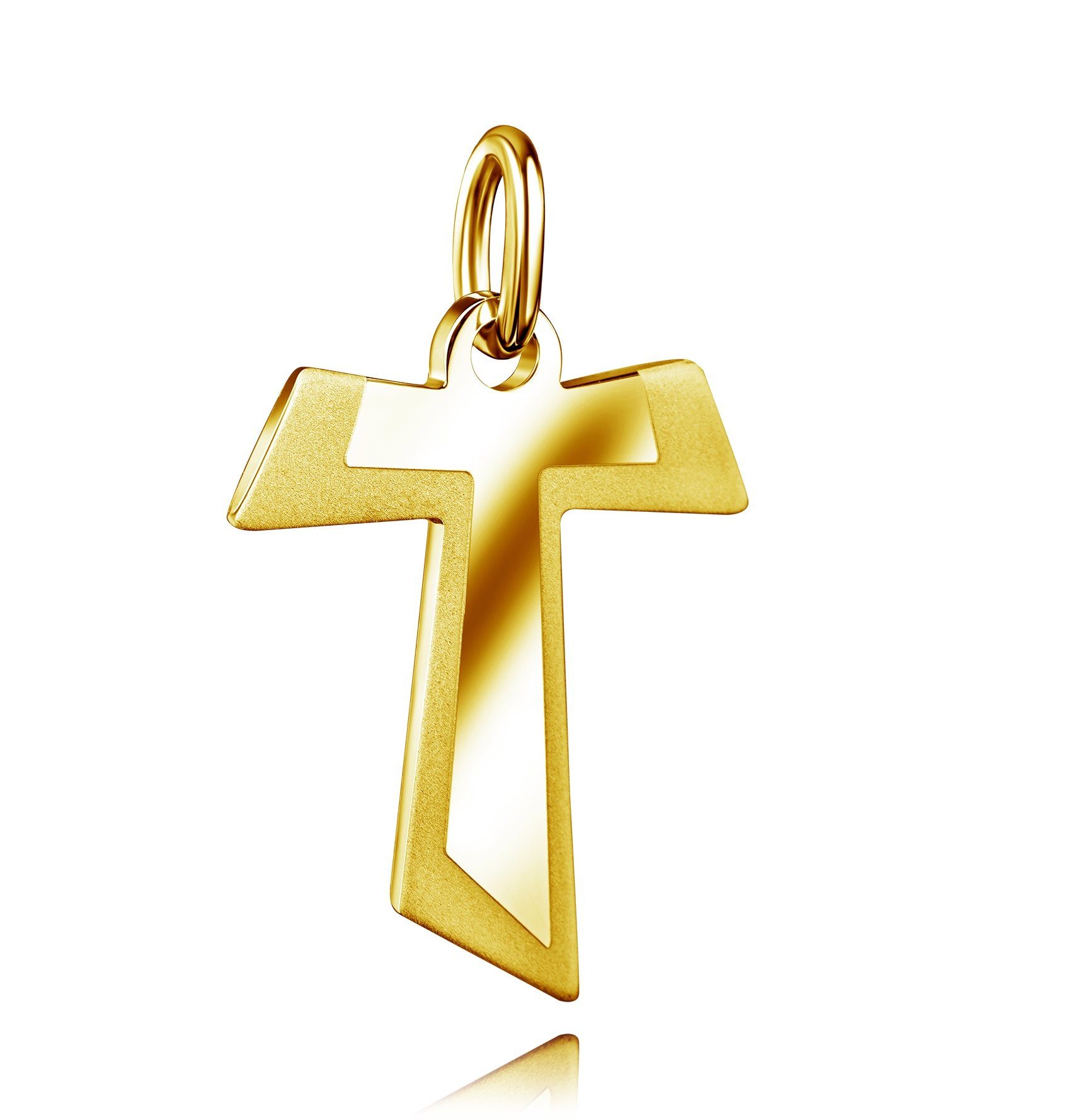 Kreuzanhänger Antoniuskreuz Tau Kreuz 333 Gold