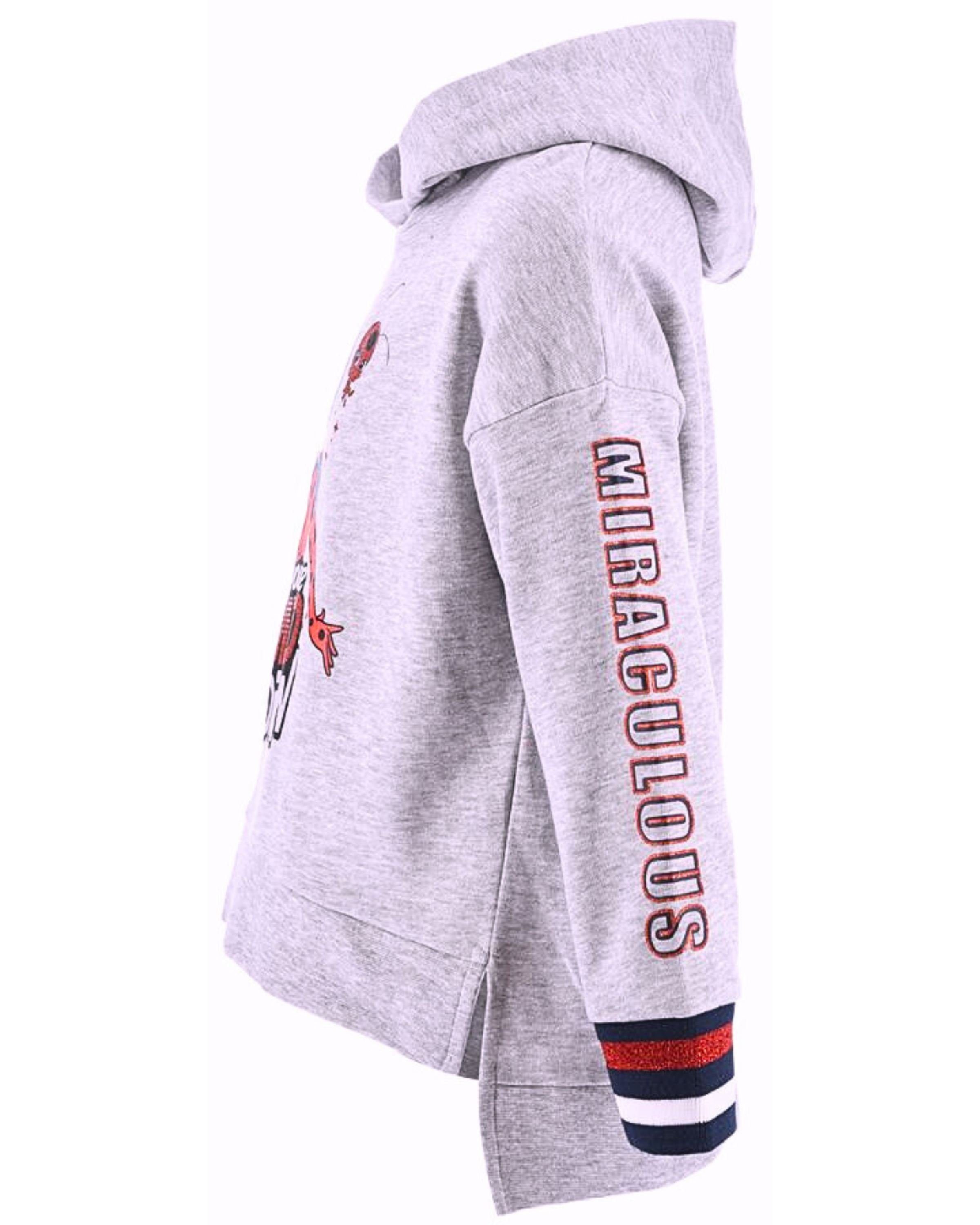 Miraculous - Ladybug Hoodie You are Limited Edition Mädchen Kapuzenpullover mit Glitzer und Schlitzen - Gr. 104 - 128 cm