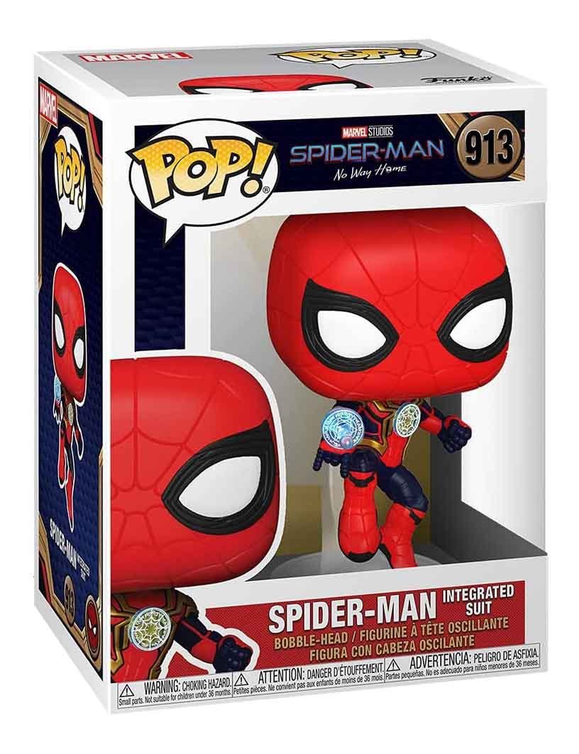 Spider-Man Funko POP POP! Spider-Man mit Funko Parker (Figur von Peter No, Figur Figur, Sockel), : Merchandise-Figur
