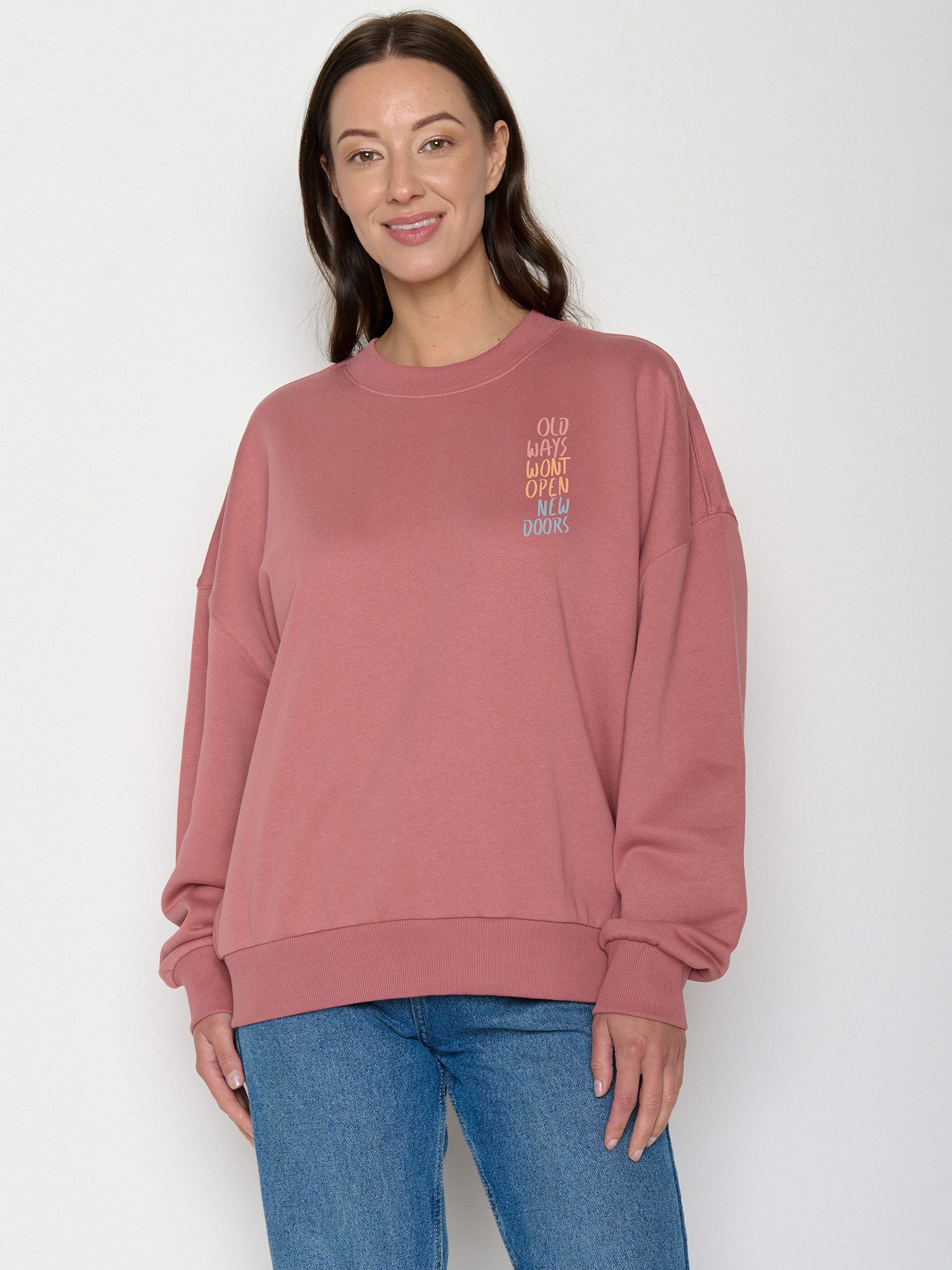 GreenBomb Sweatshirt Core Old Ways (1) 100% Organic Cotton, GOTS, weit geschnitten, Rundhals