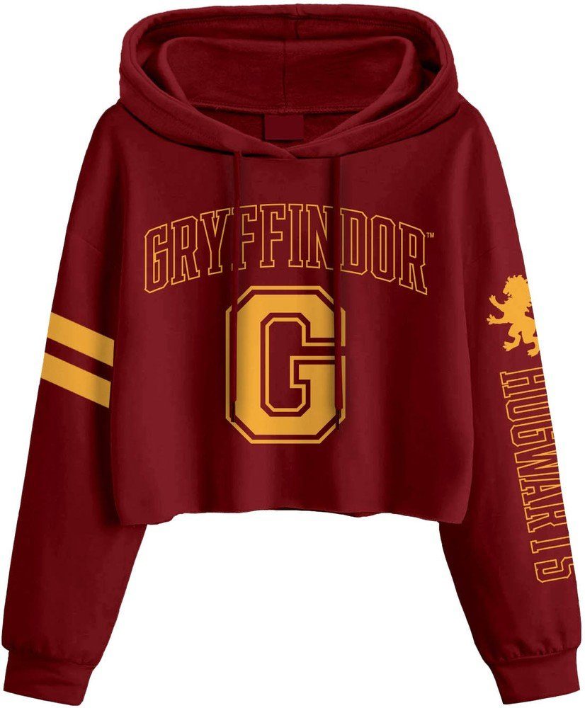 Heroes Inc Kapuzenpullover Gryffindor College - Harry Potter Cropped Style Hoodie