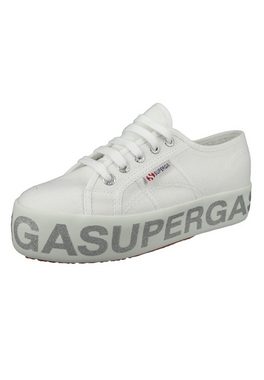 Superga S111TRW 2790 COTW Glitterlettering 928 white silver Sneaker