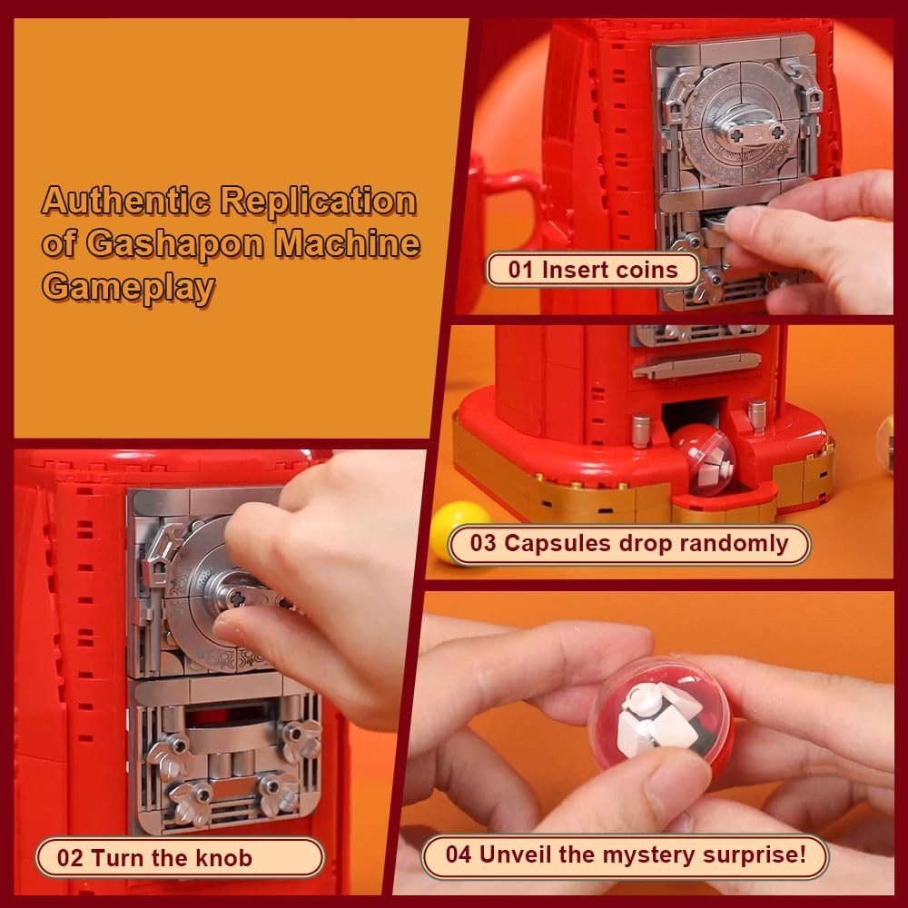 Pantasy Pantasy 85016 Kaugummi Automat 892 Teile Konstruktions-Spielset, (892 St)