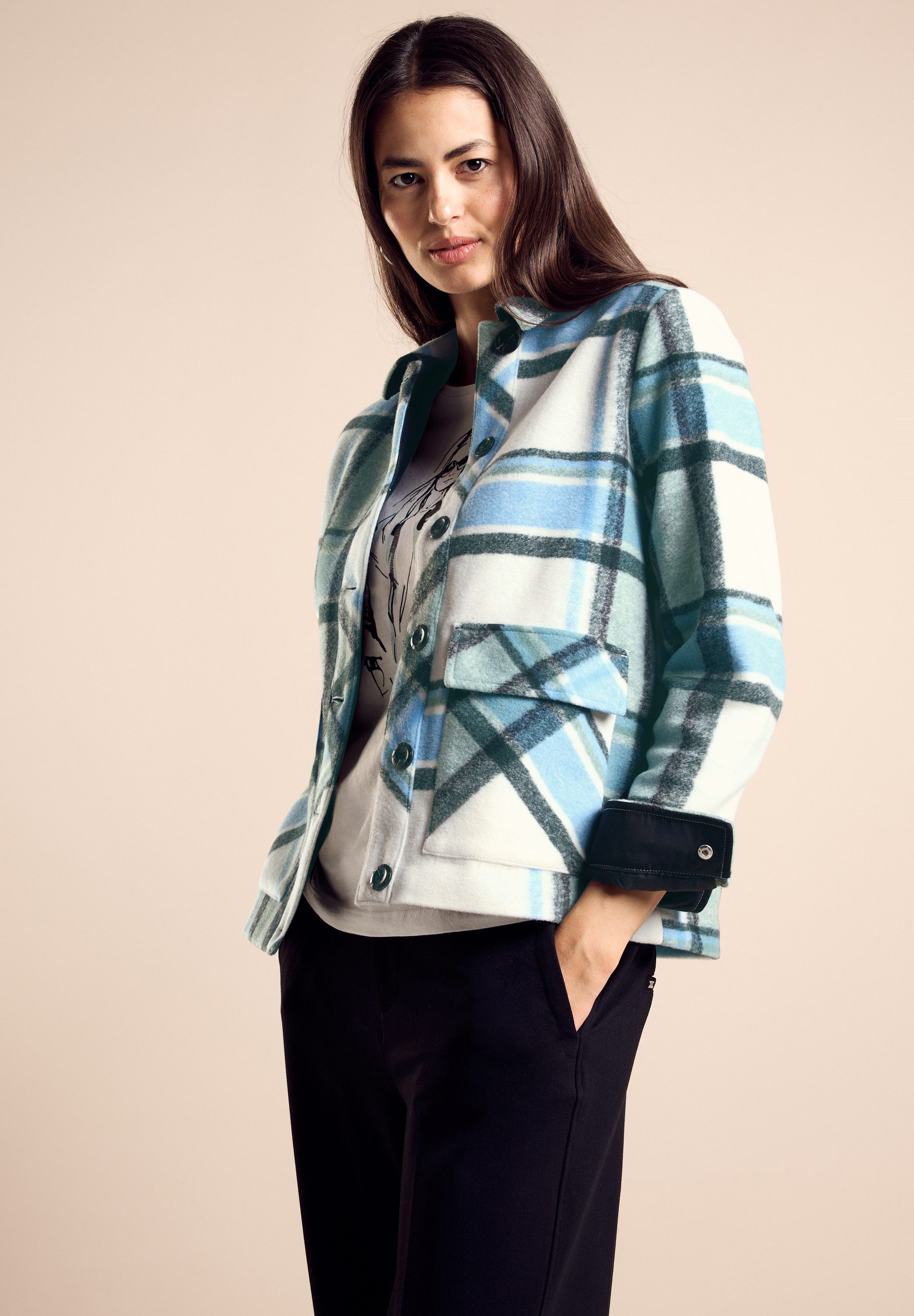 STREET ONE Kurzjacke mit Knopfleiste