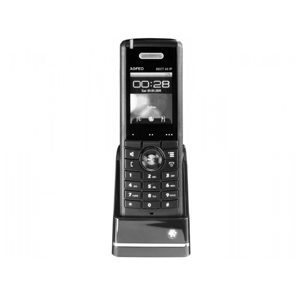 Agfeo Agfeo DECT 60 IP Telefon - Hochwertige Sprachqualität. Schnurloses Mobilteil (DECT Standard)