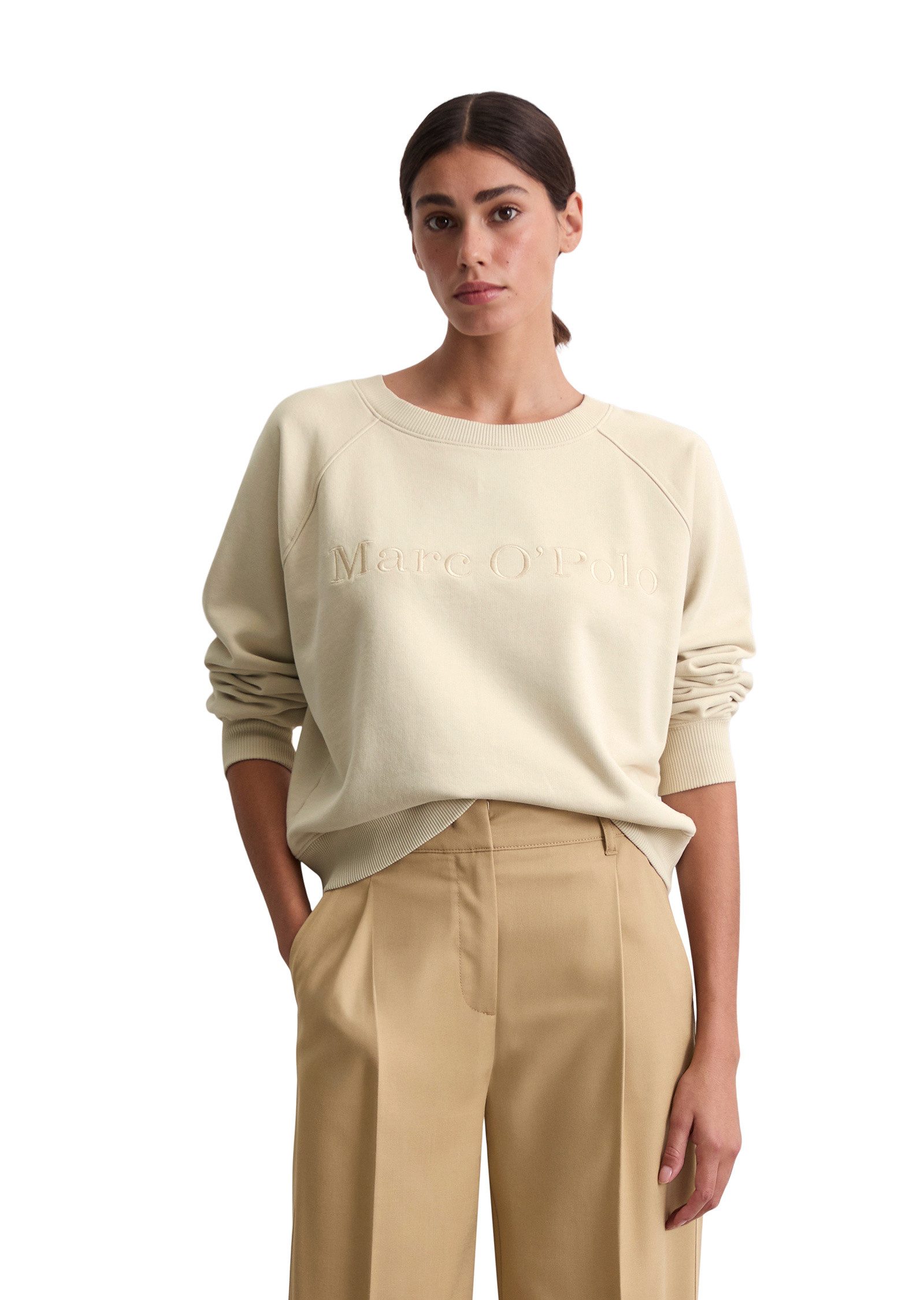 Marc O'Polo Sweatshirt aus Organic Cotton günstig online kaufen