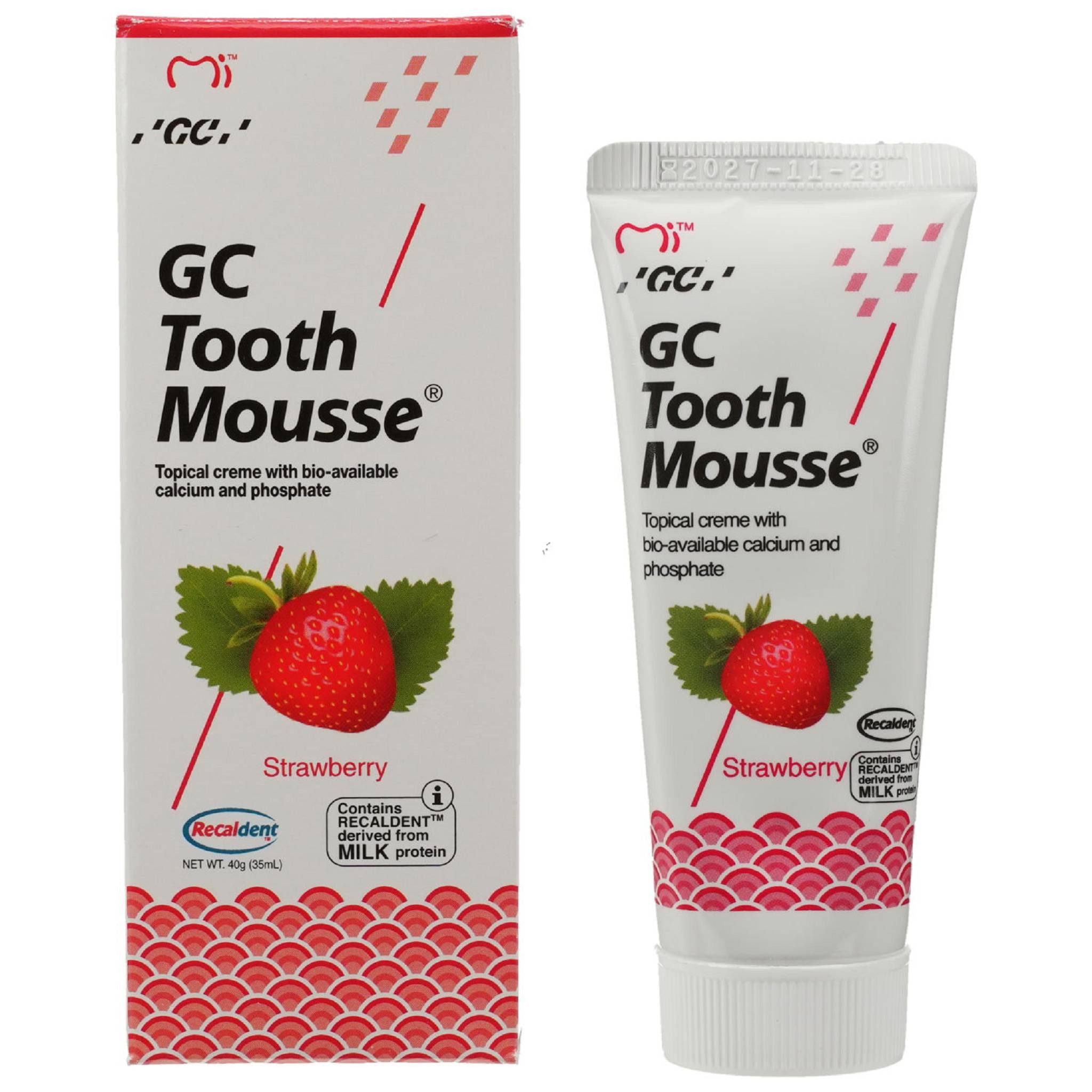 GC Tooth Mousse Zahnpasta GC Tooth Mousse Erdbeere 40g