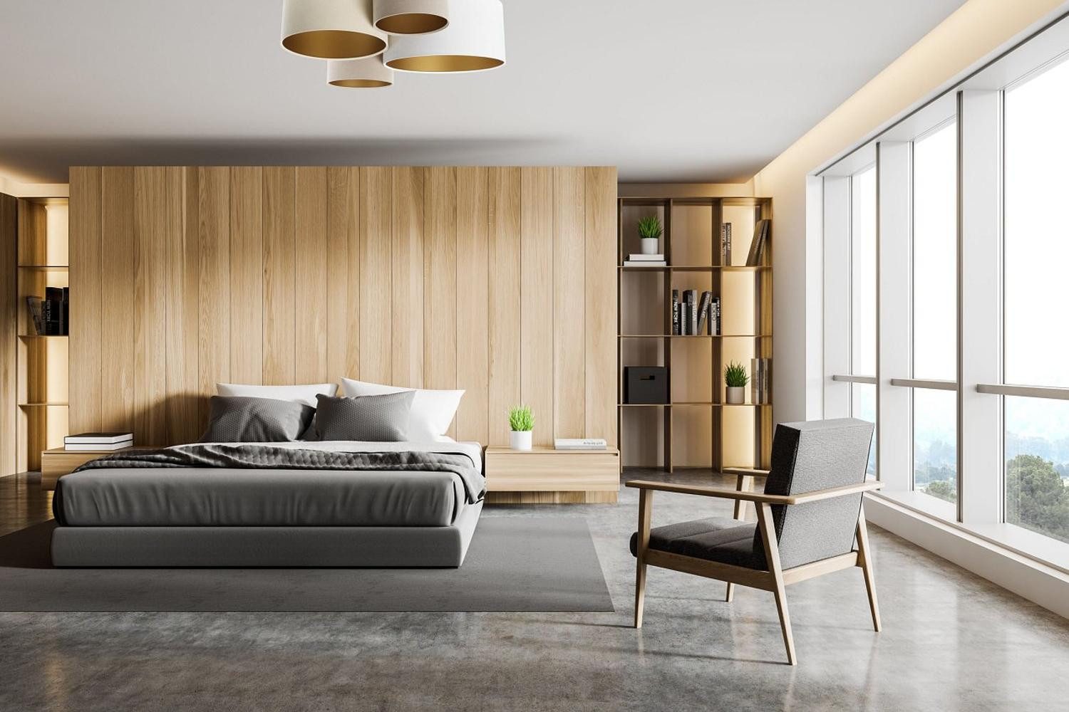 ONZENO Deckenleuchte 4Flame Elegant Natural 1 92x30x92 cm, einzigartiges Design und hochwertige Lampe