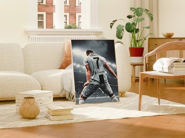 JUSTGOODMOOD Poster Premium ® Christiano Ronaldo Fußball Poster · ohne Rahmen, Poster in verschiedenen Größen verfügbar