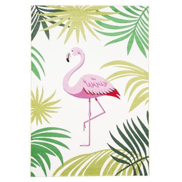 Designteppich Designer Teppich Faro Tropical Flamingo, Pergamon, Rechteckig, Höhe: 11 mm