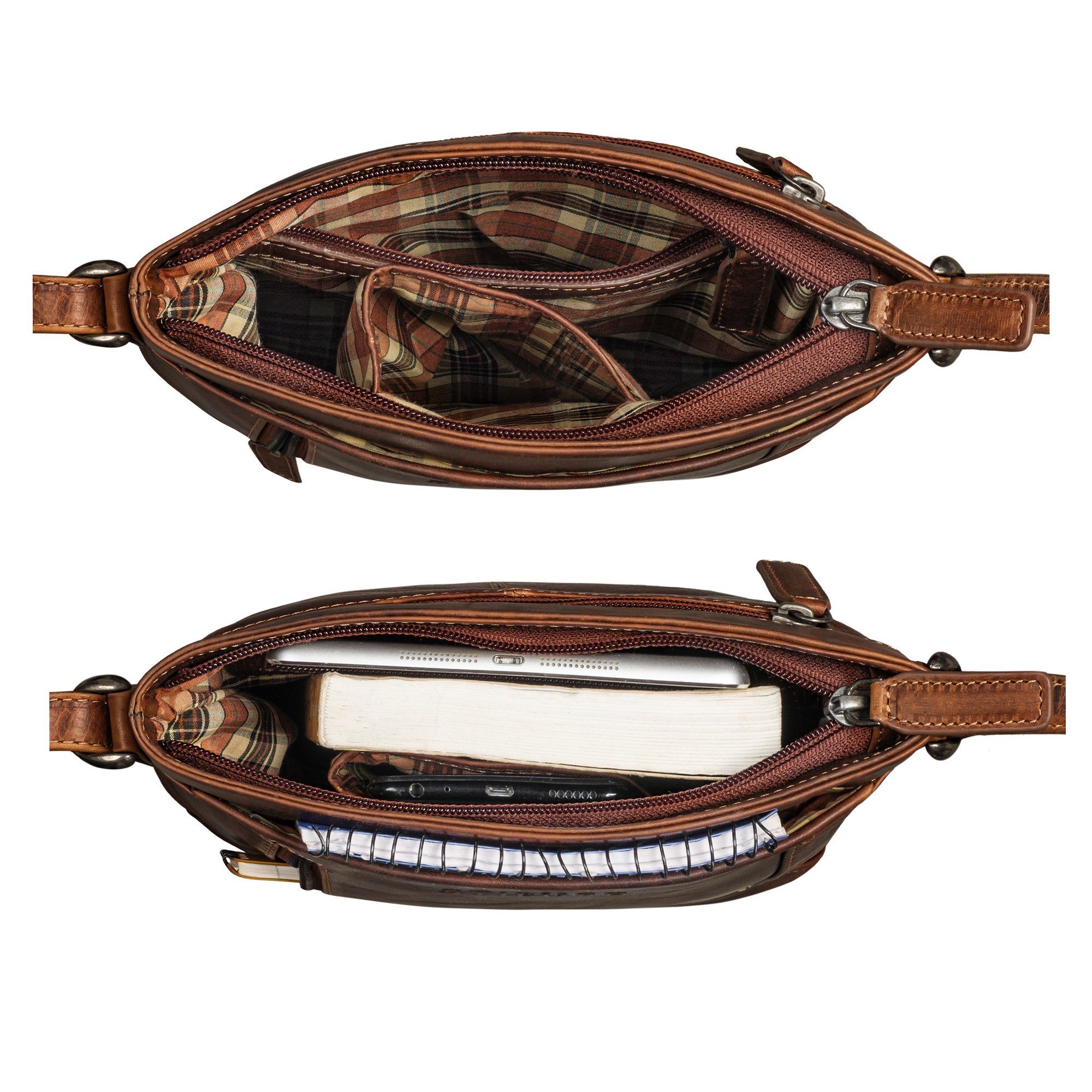 STILORD Handtasche "Helene" Umhängetasche Damen Leder