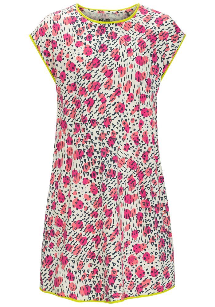 Jack Wolfskin Sommerkleid VILLI DRESS G pink-lemonade-all-over | Sommerkleider