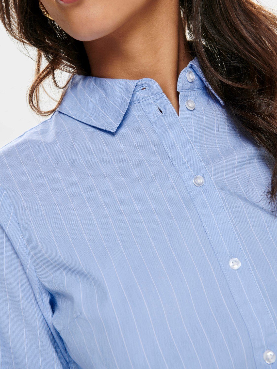 JACQUELINE de YONG Business Basic Hemd 4189 in Blau JDYMIO (1-tlg) Blusenshirt Bluse
